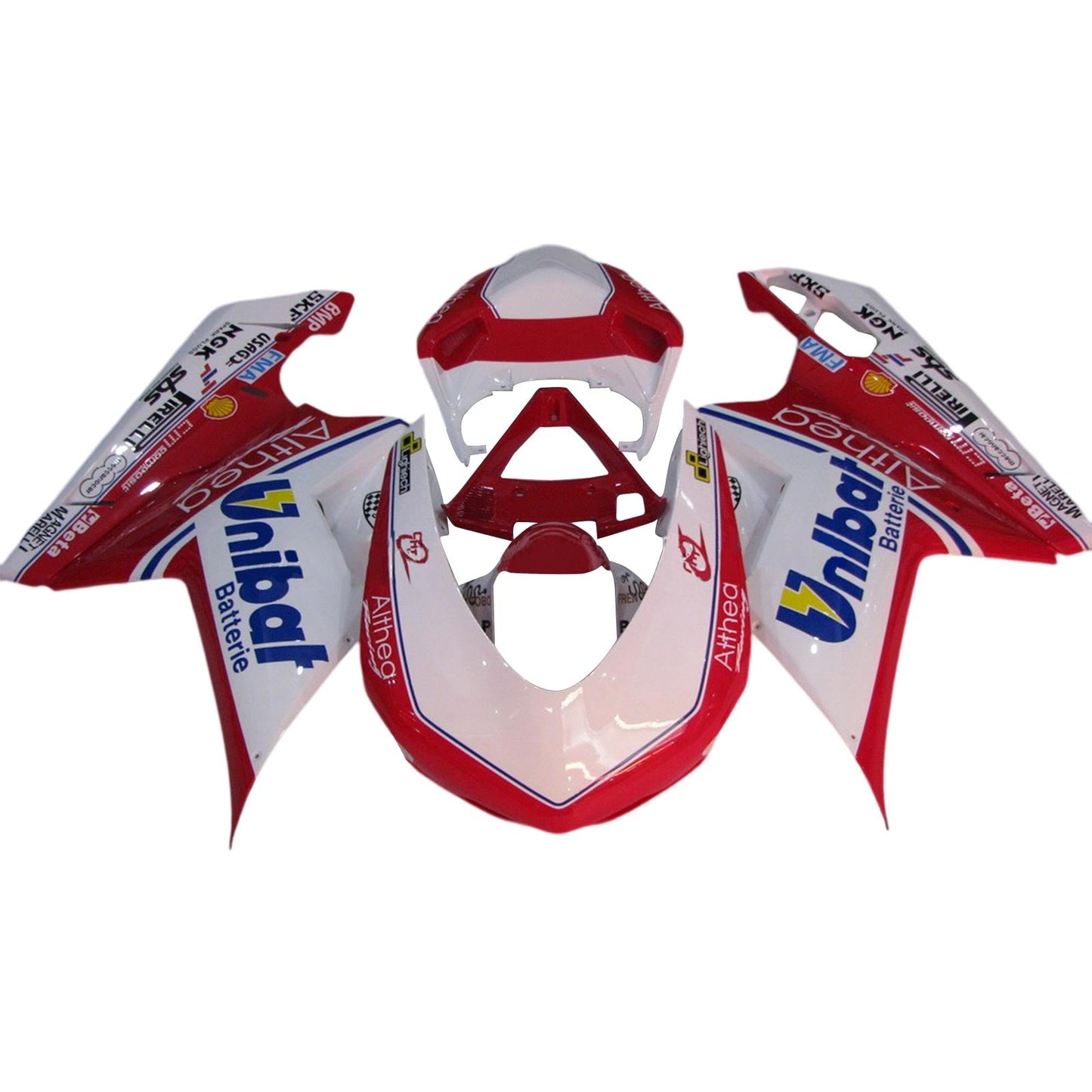 2007-2011 Ducati 1098 1198 848 Fairing Kit Bodywork ABS