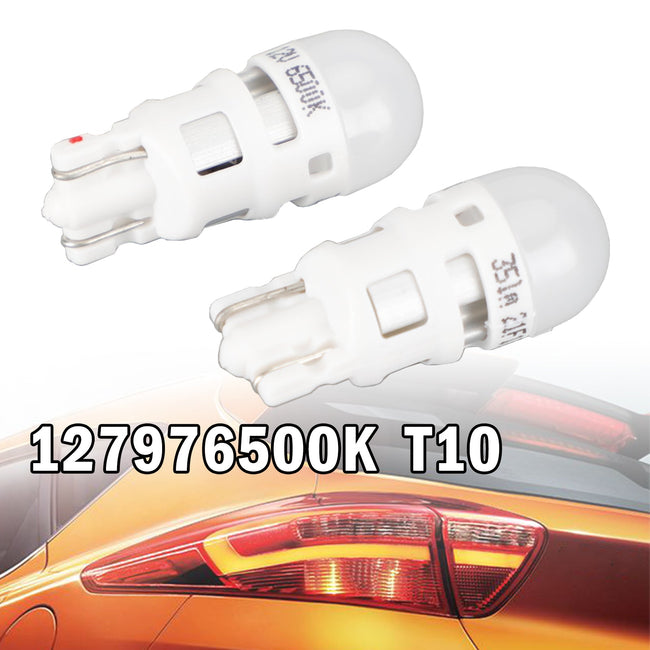 For Philips 127976500KX2 Car X-treme Ultinon LED T10 12V1W W2.1*9.6D 35LM 6500K