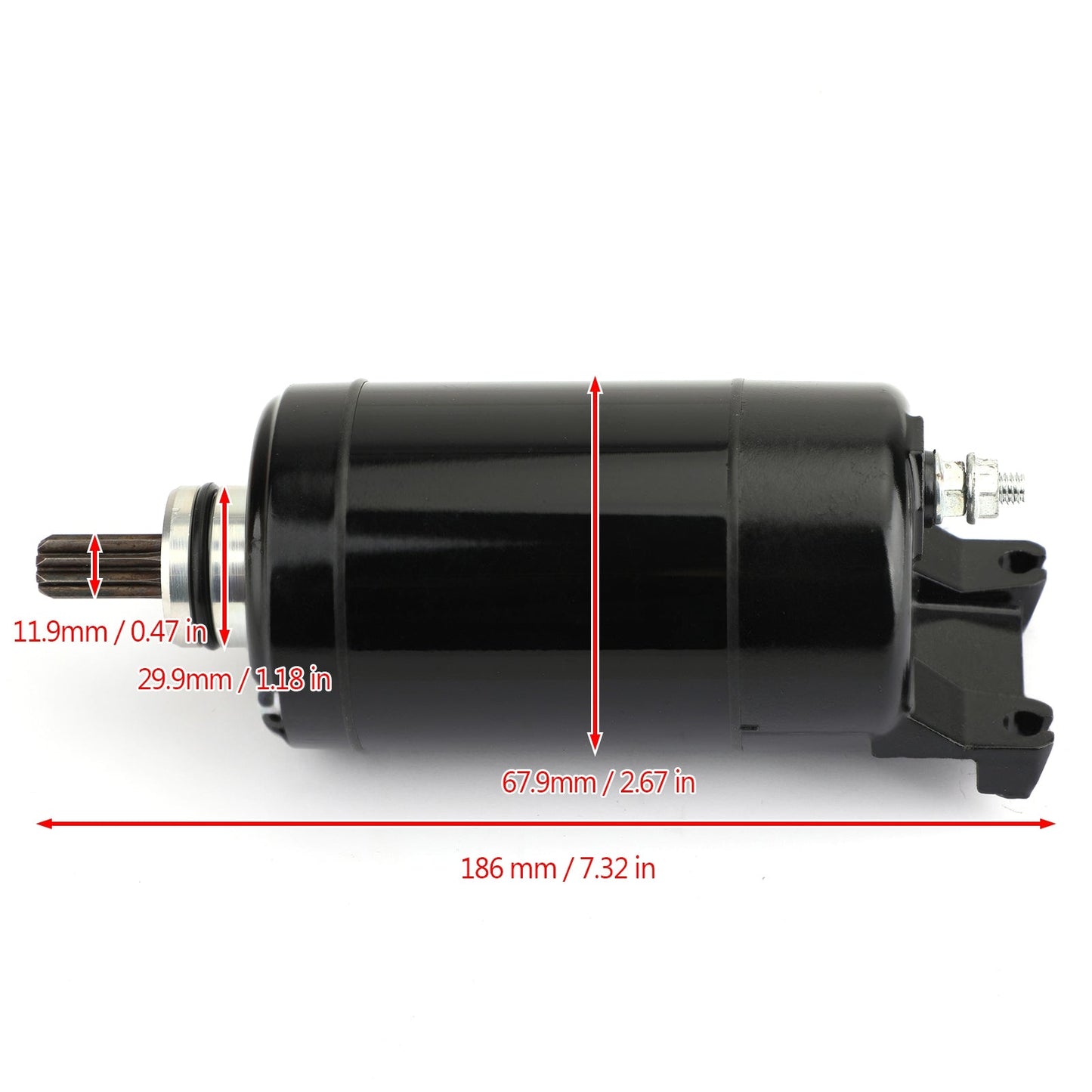 NEW Starter for Kawasaki VN1700 Vulcan 1700 Classic Voyager 09-19 21163-0055