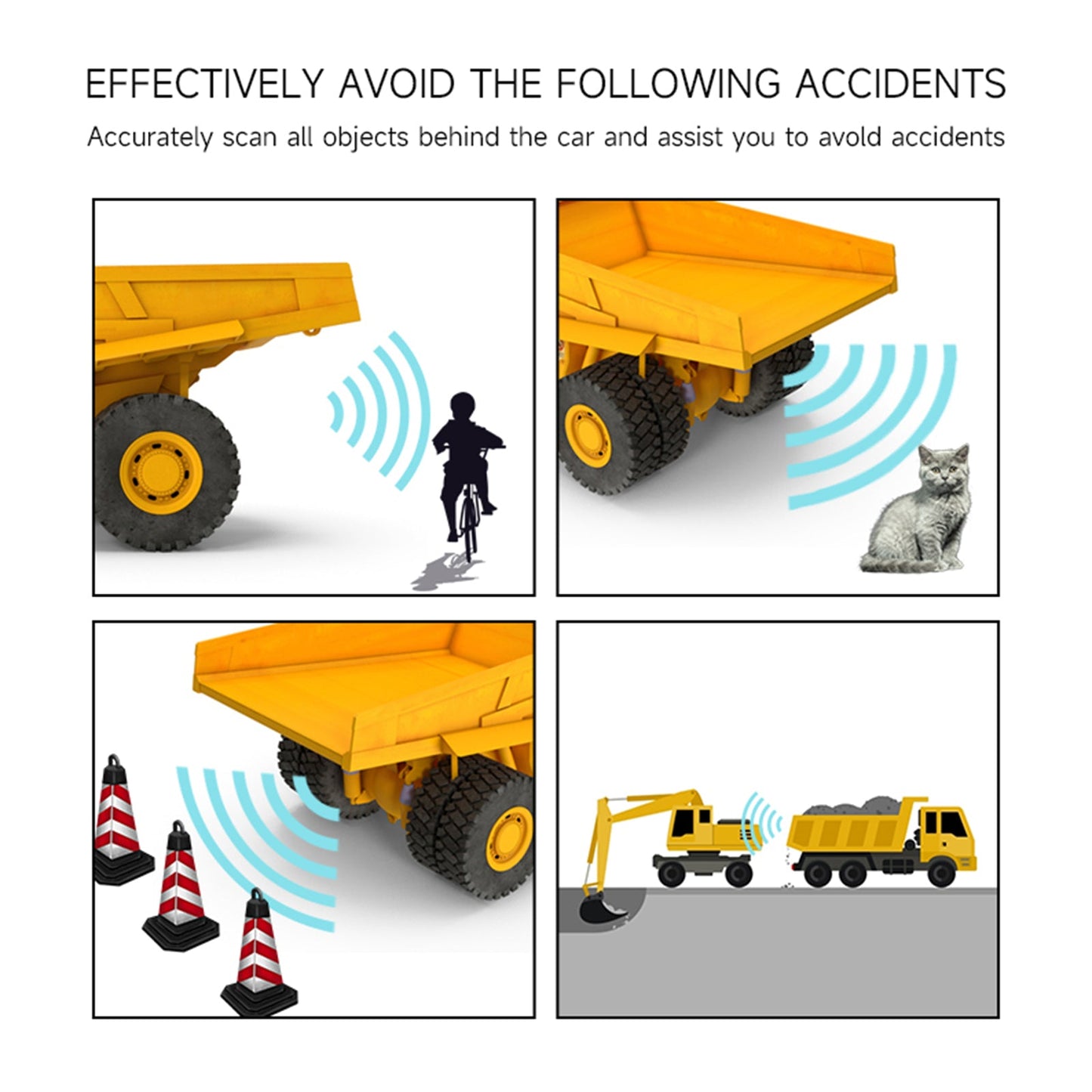 77Ghz Millimeter Wave Radar Obstacle Avoidance Warning System for Cement Truck