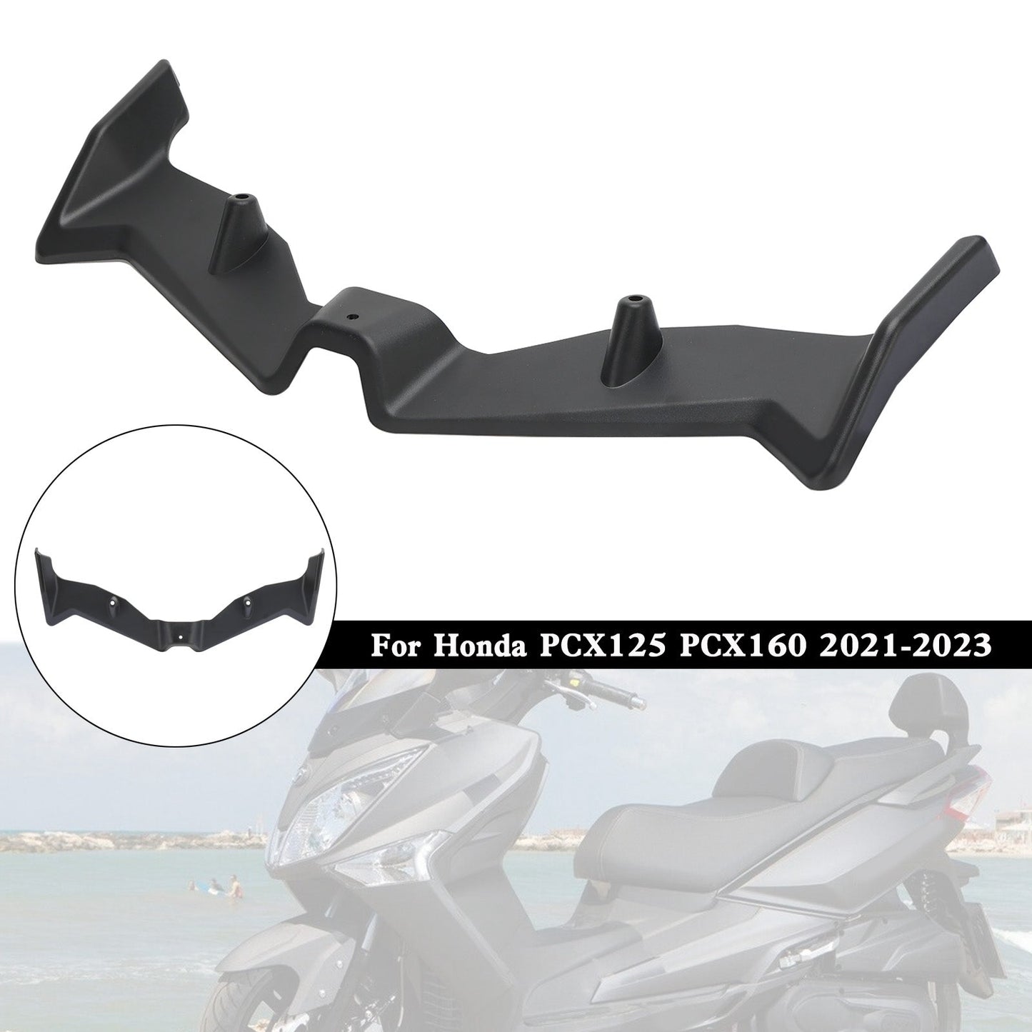 Honda Pcx125 Pcx160 2021-2023 Front Fairing Aerodynamic Winglet Cover Durable