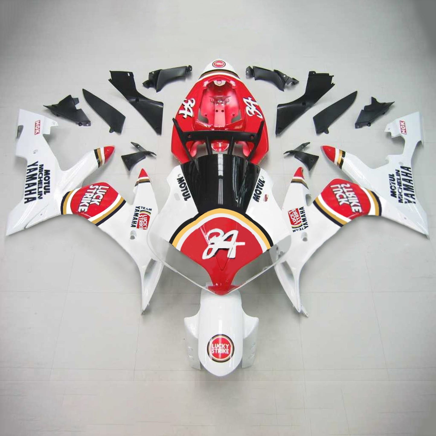 2004-2006 Yamaha YZF 1000 R1 Amotopart Injection Fairing Kit Bodywork Plastic ABS #116