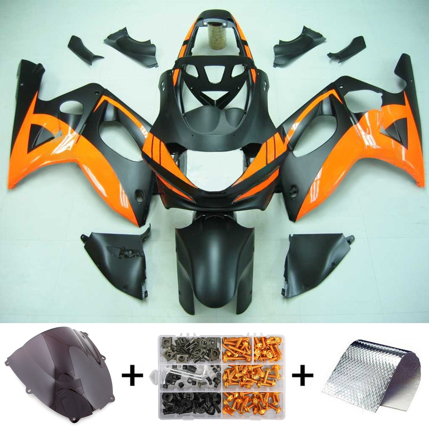 1996-2007 Yamaha YZF 600R Thundercat Amotopart Injection Fairing Kit Bodywork Plastic ABS #108