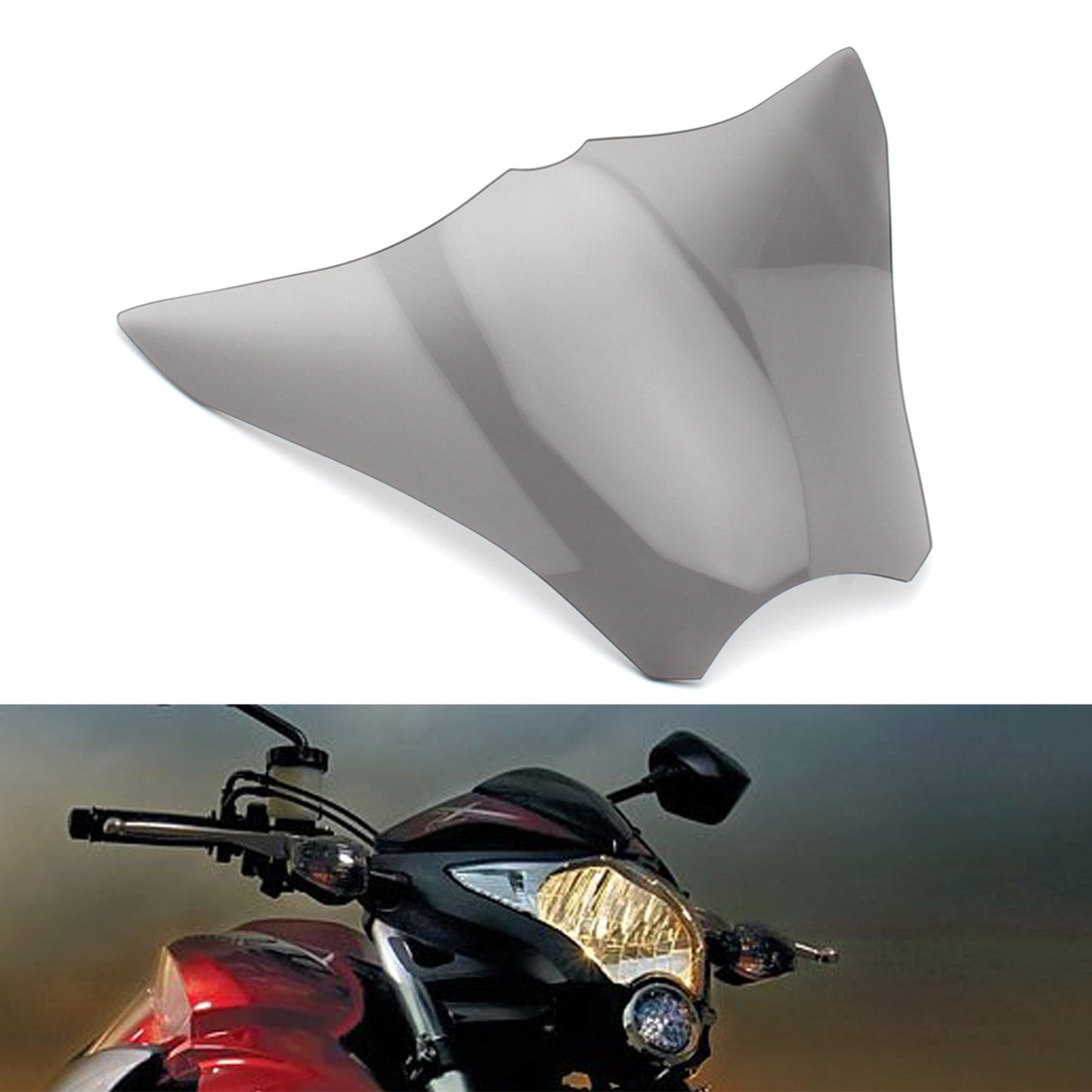 Front Headlight Lens Lamp Protection Cover Clear Fit For Honda Cb1000R 2008-2017
