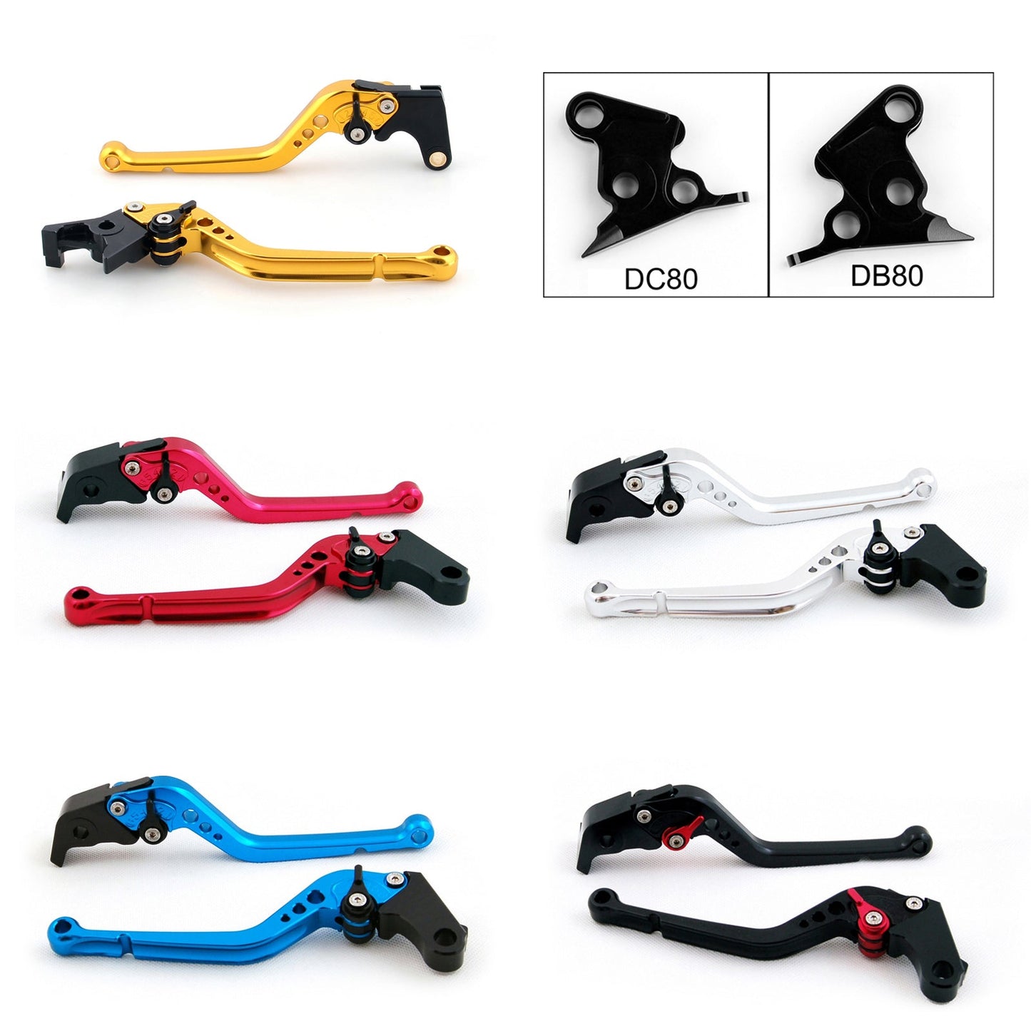 Brake Clutch Levers For Ducati MS4/MS4R M900 998/B/S/R 900SS/1000SS Black