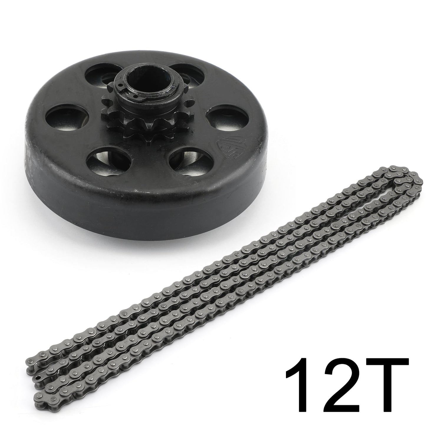 Race Go Kart Mini Pit Bike Clutch 3/4 Bore 12 Tooth Sprocket Cart