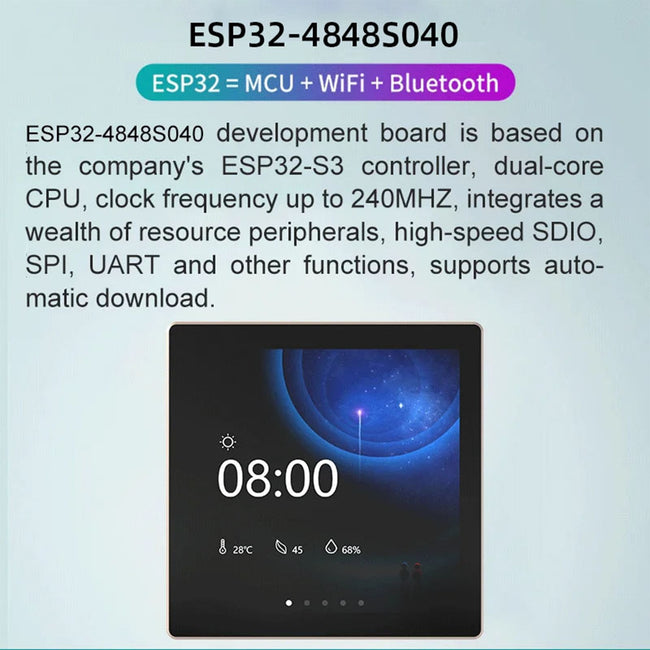 ESP32-S3 Development Board 4-inch IPS Touch Screen LVGL 86 Box Dual-Core CPU