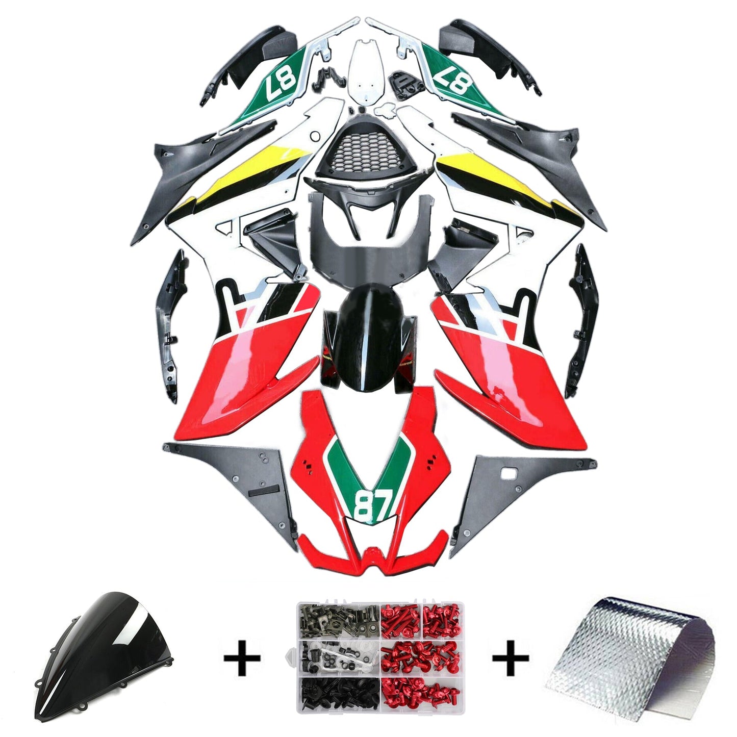 2009-2015 Aprilia RSV4 1000 Fairing Kit Bodywork Plastic ABS