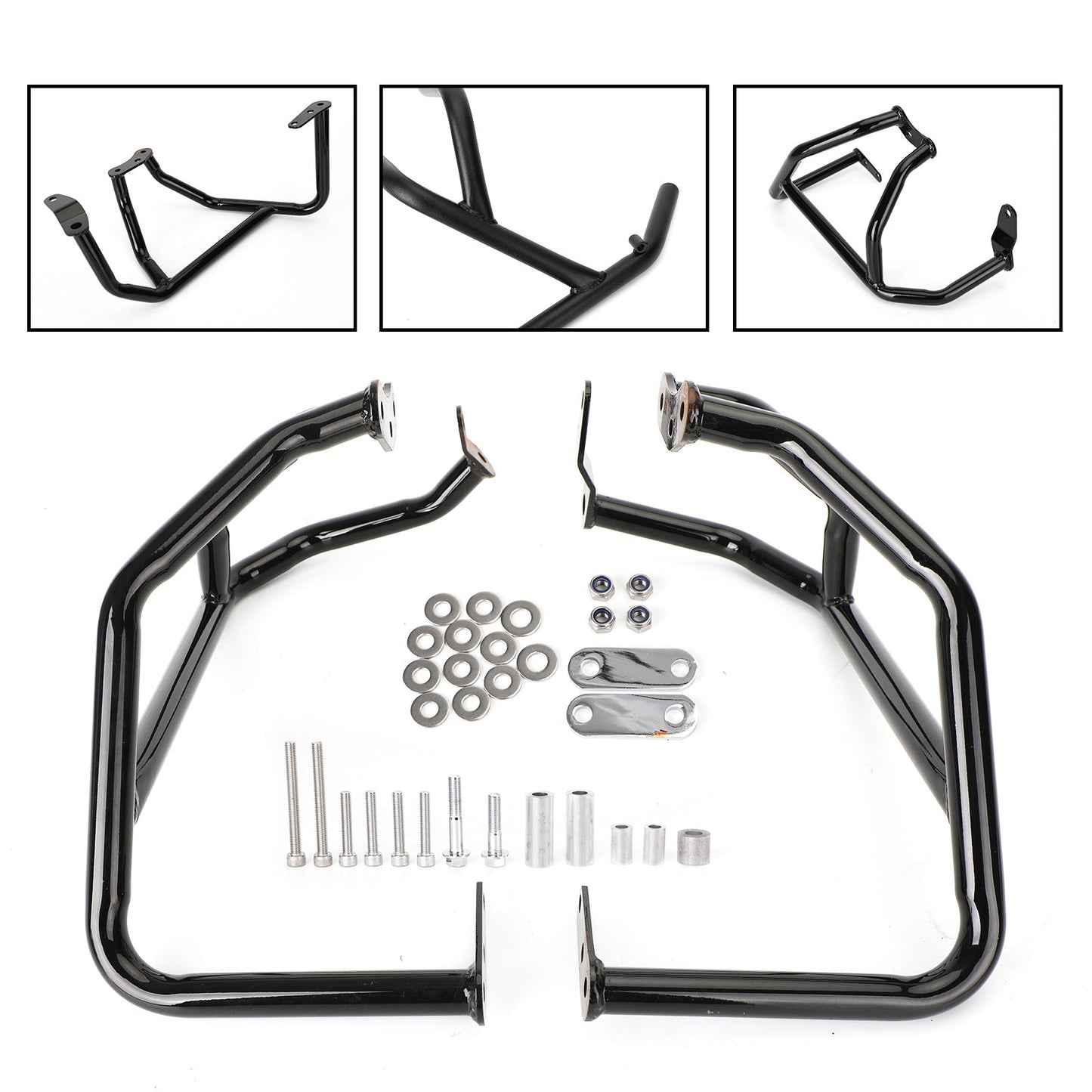 Engine Guard Crash Bar Frame Protector Bumper Black For Honda Gl1800 18-20 19