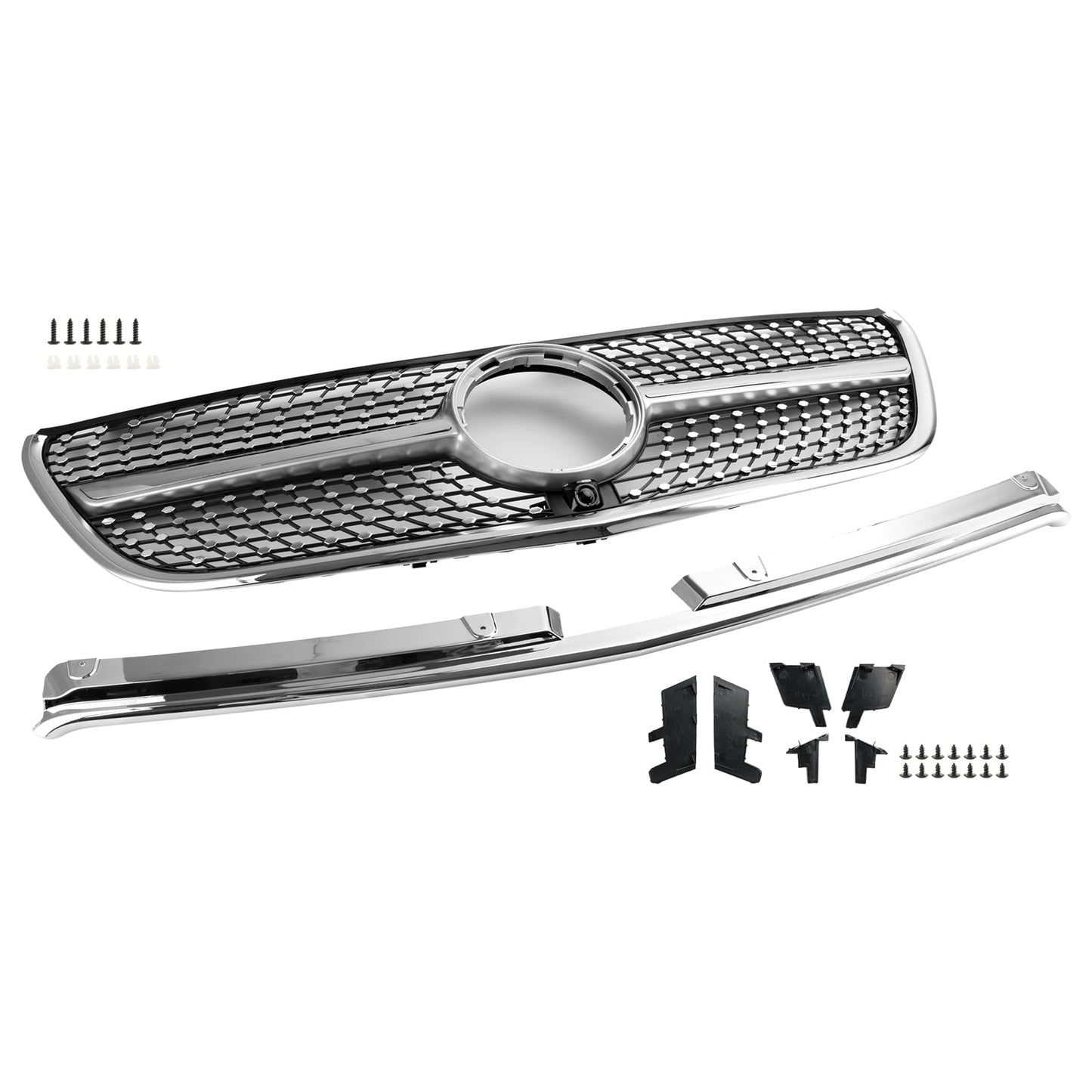 2015-2019 Mercedes Vito W447 GT Stlye Diamond Front Bumper Grill Grille