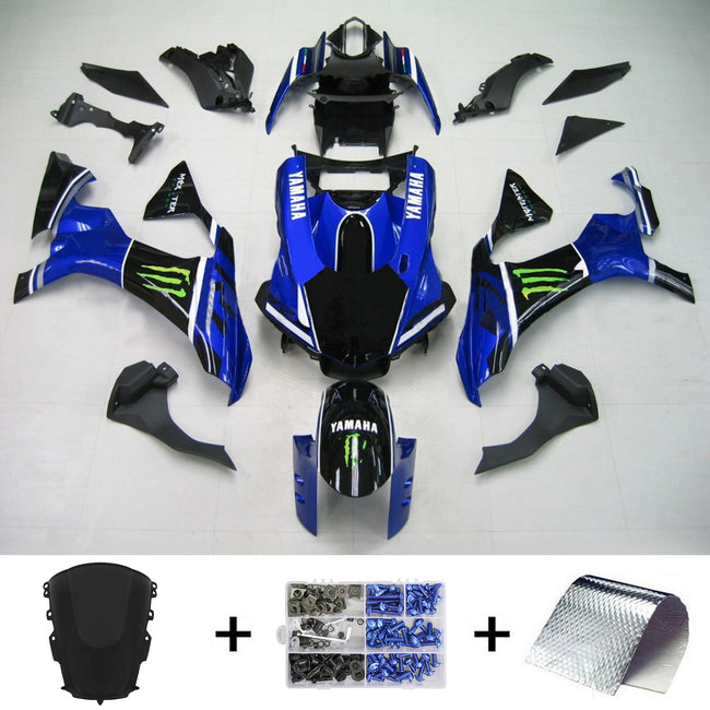 2020-2024 Yamaha YZF R1 Amotopart Injection Fairing Kit Bodywork Plastic ABS #101