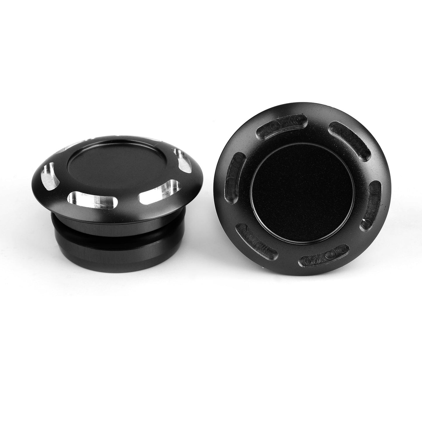 CNC Billet Aluminum Hole Frame Plug Cap Cover Set For Yamaha Tenere 700 T7 T700 2019-2020 BLK