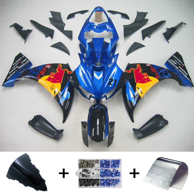 2009-2011 Yamaha YZF 1000 R1 Injection Fairing Kit Bodywork Plastic ABS #108