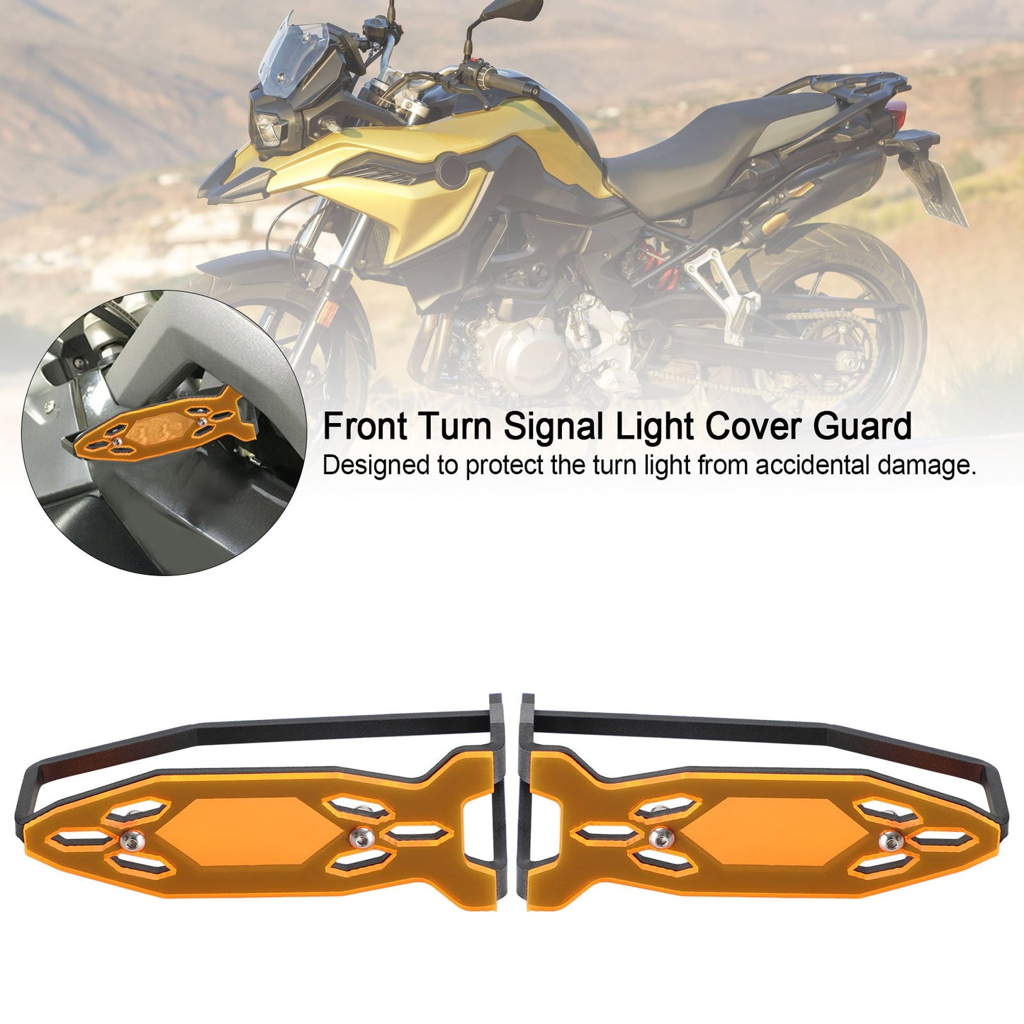 Front Turn Signal Light Cover Guard For BMW R1250GS R1200GS/LC/Adv F750/850 GS Blue