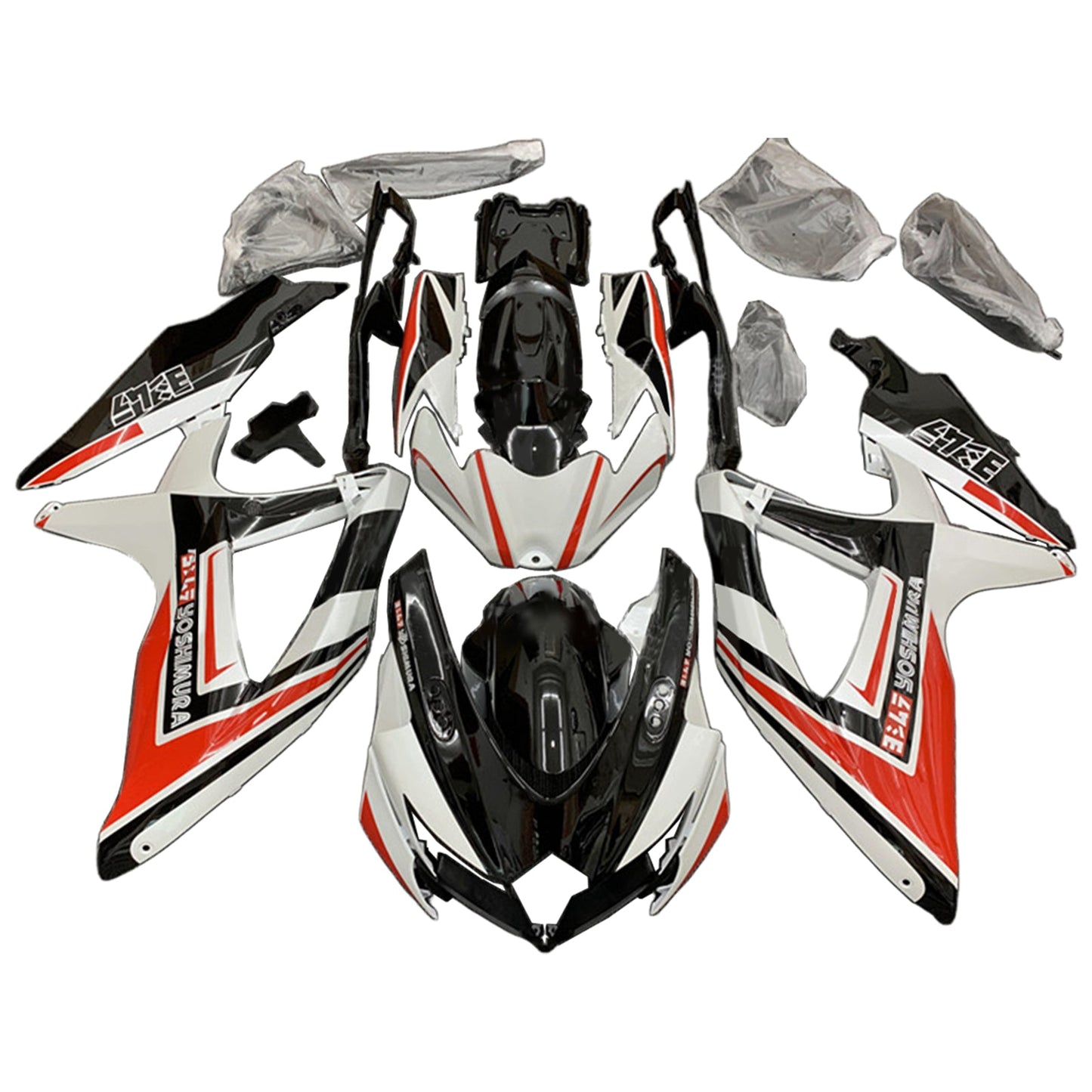 2008-2010 Suzuki GSXR 600/750 K8 Fairing Kit Bodywork Plastic ABS