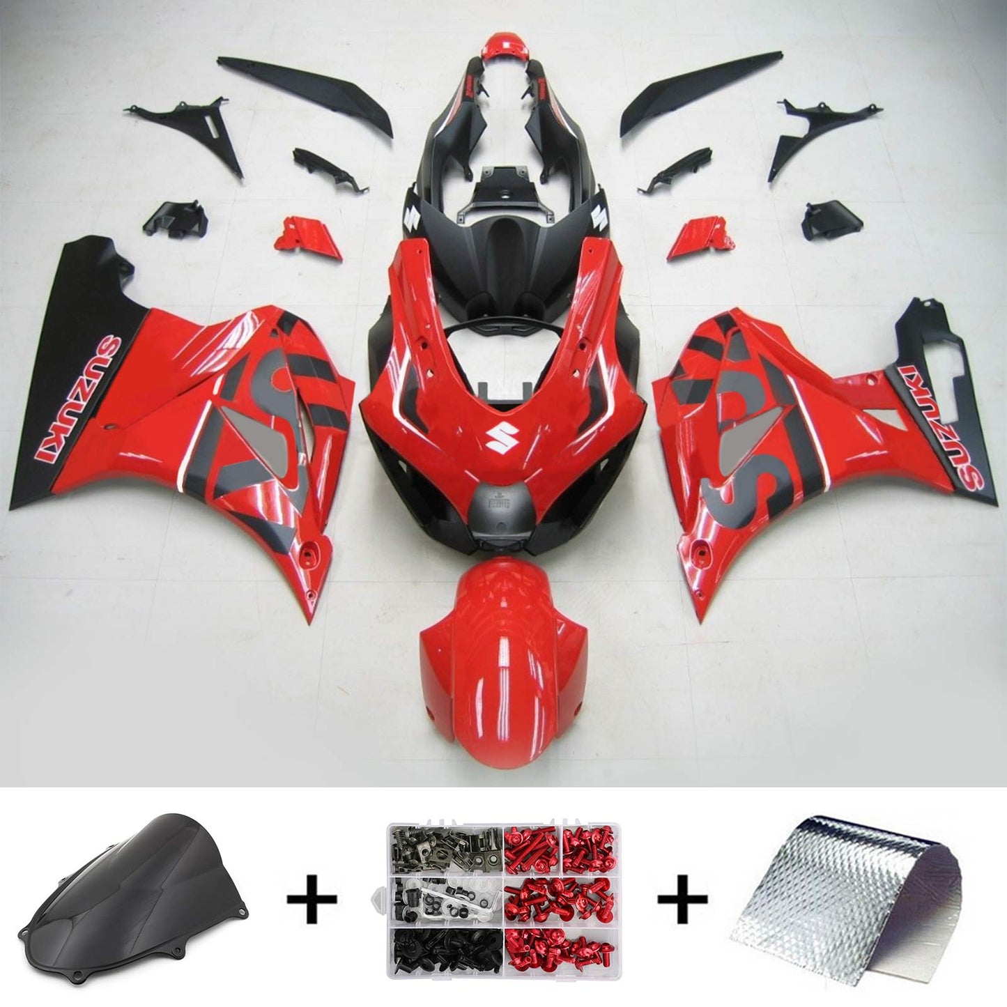 2017-2024 Suzuki GSXR1000 K17 Injection Fairing Kit Bodywork Plastic ABS #101