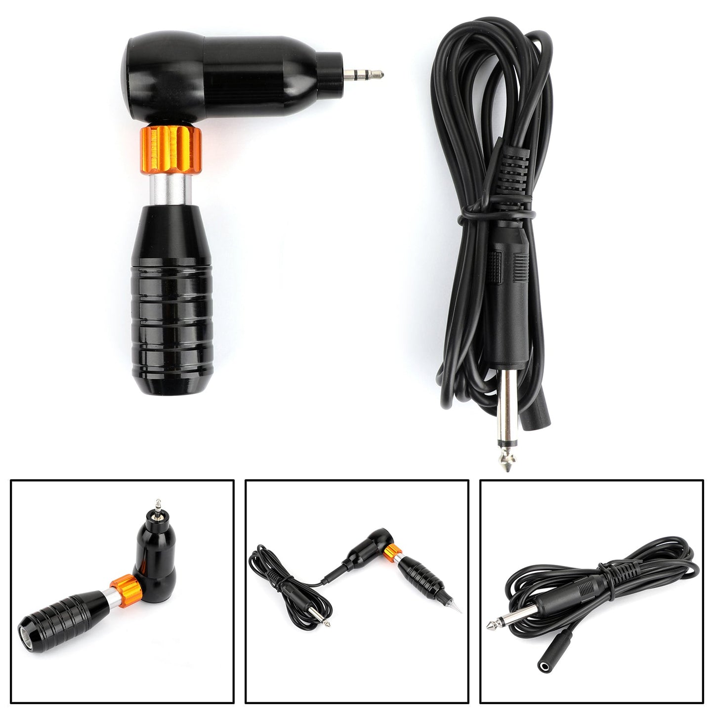 Rotary Tattoo Machine Shader Gun Liner Pen Grip Needle RCA Cord Motor Kits