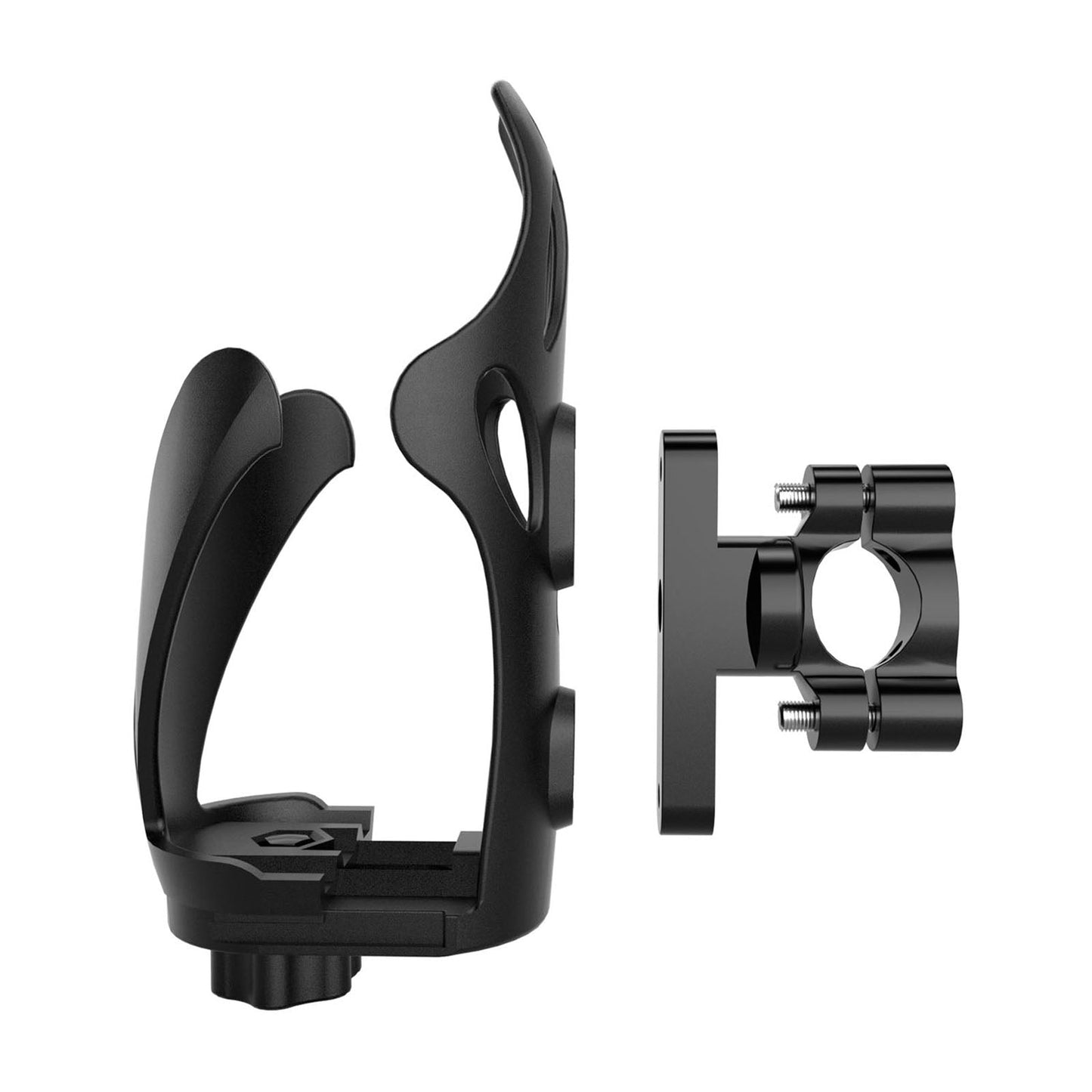 Motor Adjustable Handlebar Cup Holder Bottle Mount Bracket Black A For Scooter