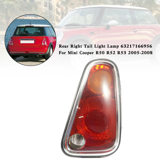Mini Cooper R50 R52 R53 2005-2008 Rear Right Tail Light Lamp 63217166956