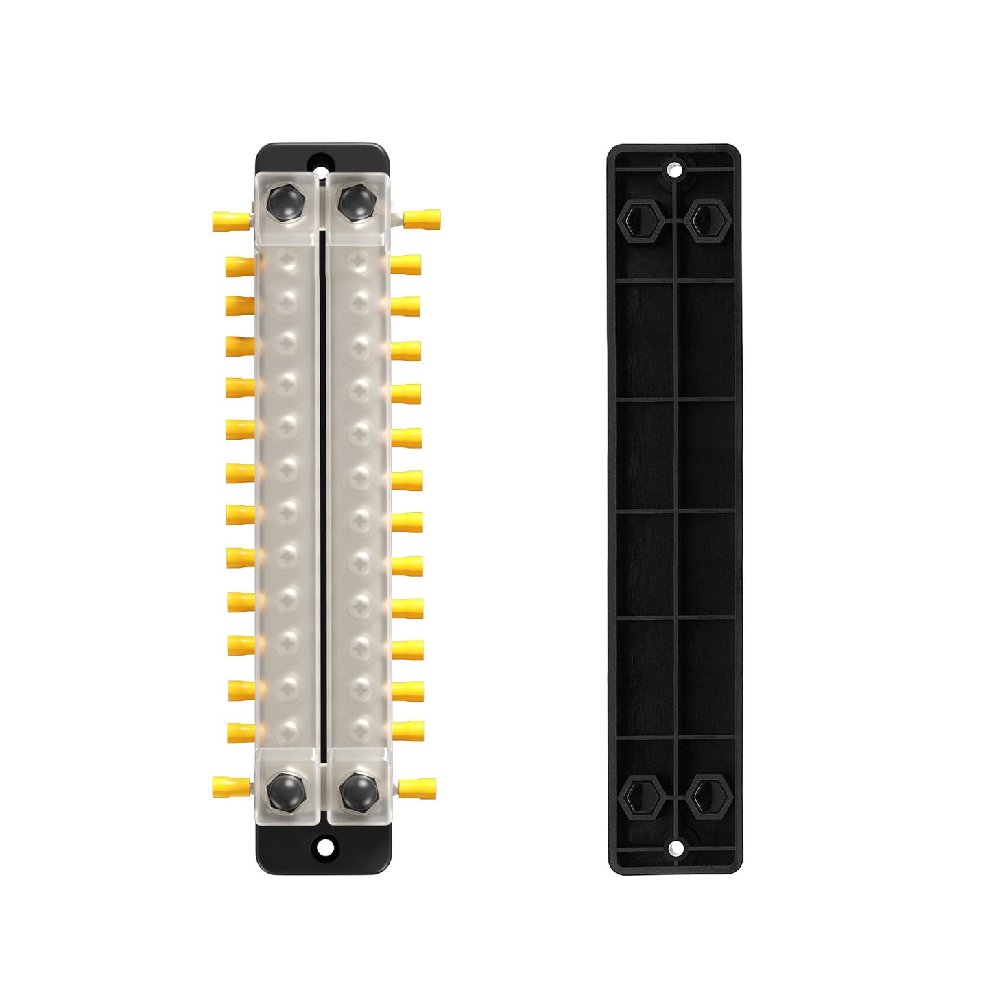 2/4/6/12 Way Dual-row Car Bus Bar Block Distribution Terminal For Auto Marine