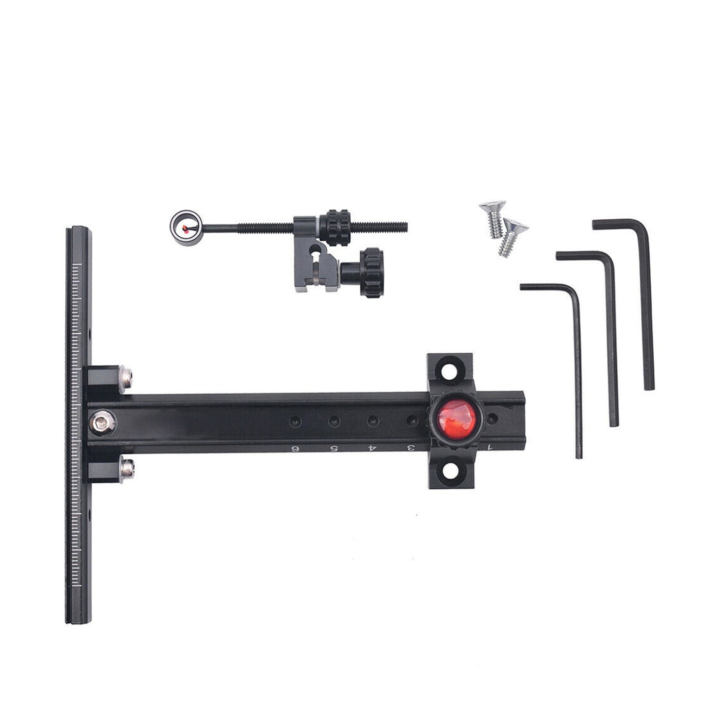 6" Archery Recurve Bow Sight Adjustable Hunting Shooting