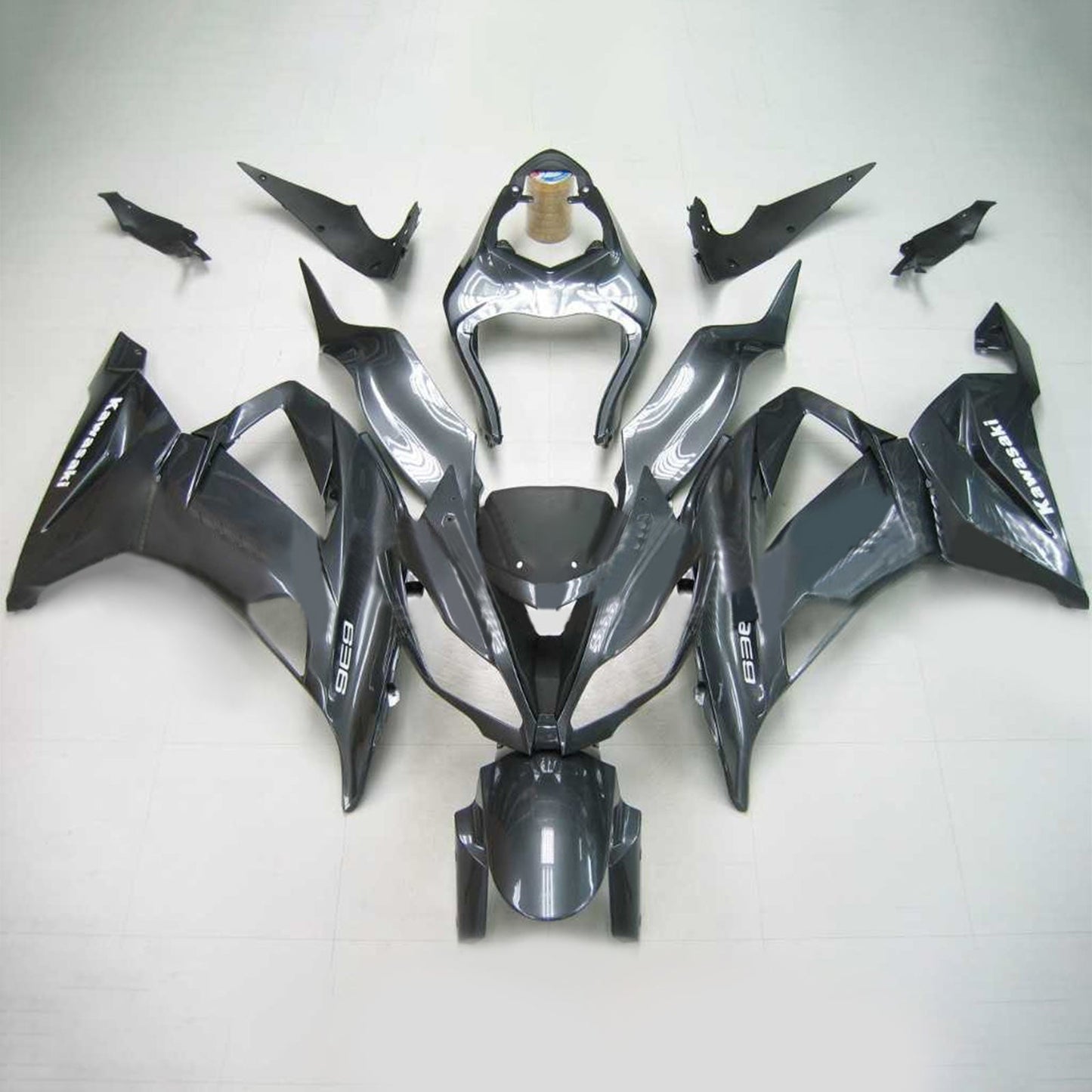 2013-2018 Kawasaki ZX6R 636 Amotopart Injection Fairing Kit Bodywork Plastic ABS #102