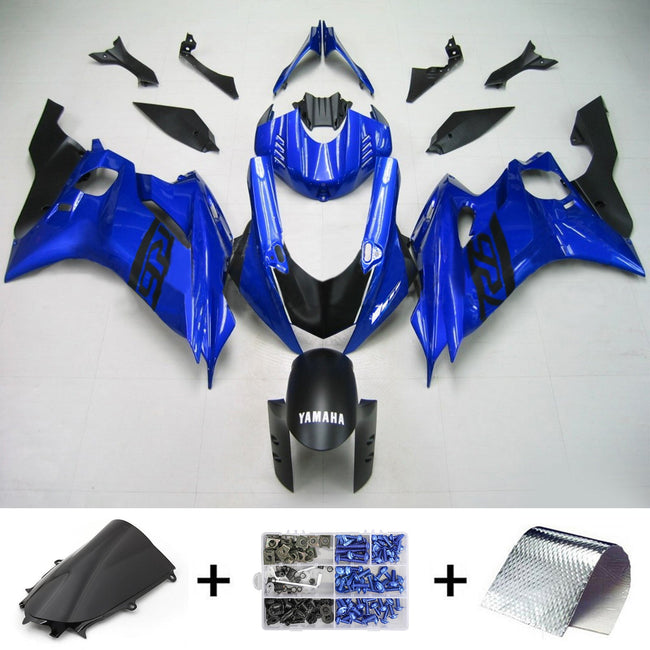 2017-2020 Yamaha YZF 600 R6 Injection Fairing Kit Bodywork Plastic ABS #102