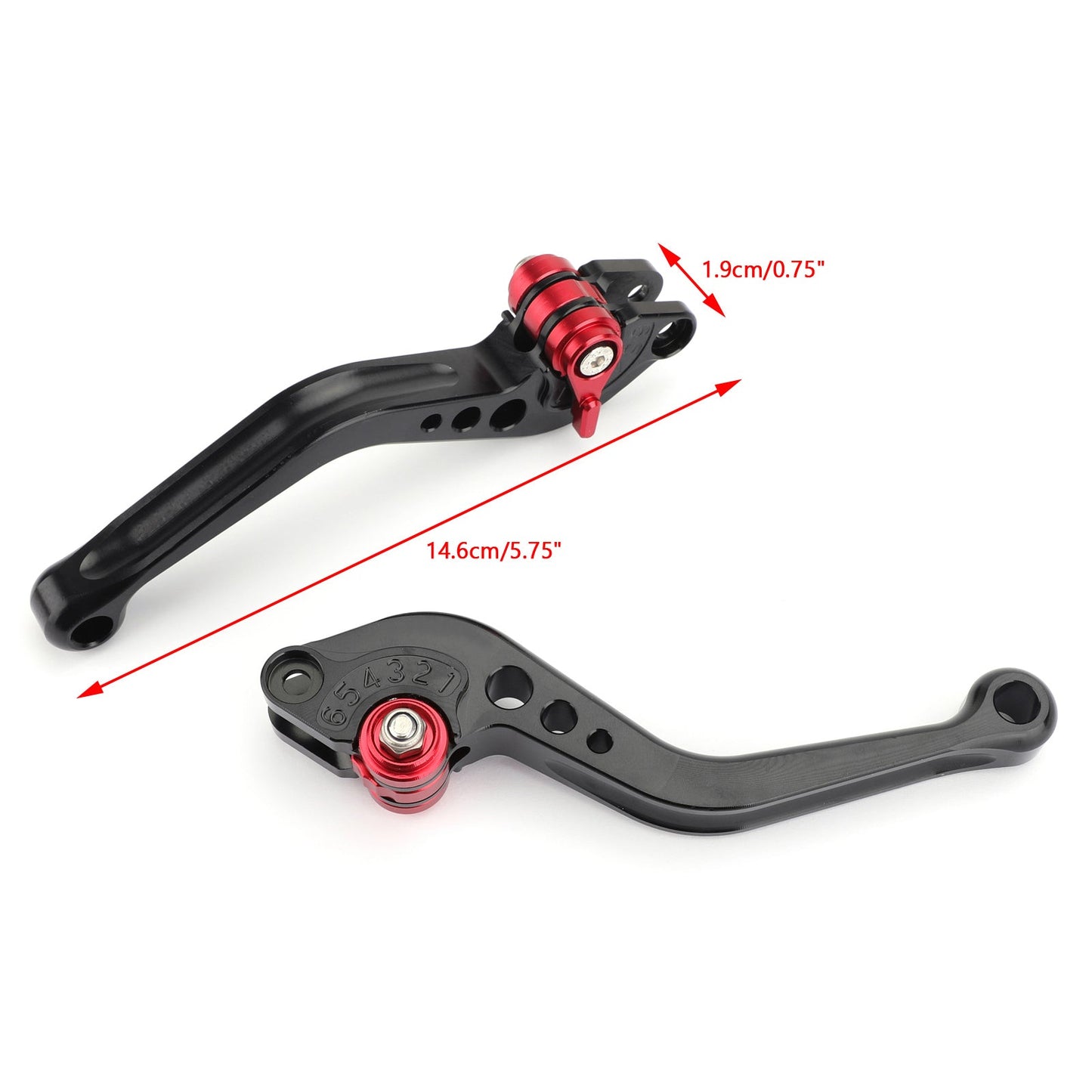 Short Clutch Brake Lever For KTM 790 Duke Before 2019 Silver Generic