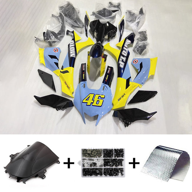 2020-2024 Yamaha YZF R1 Amotopart Injection Fairing Kit Bodywork Plastic ABS #101