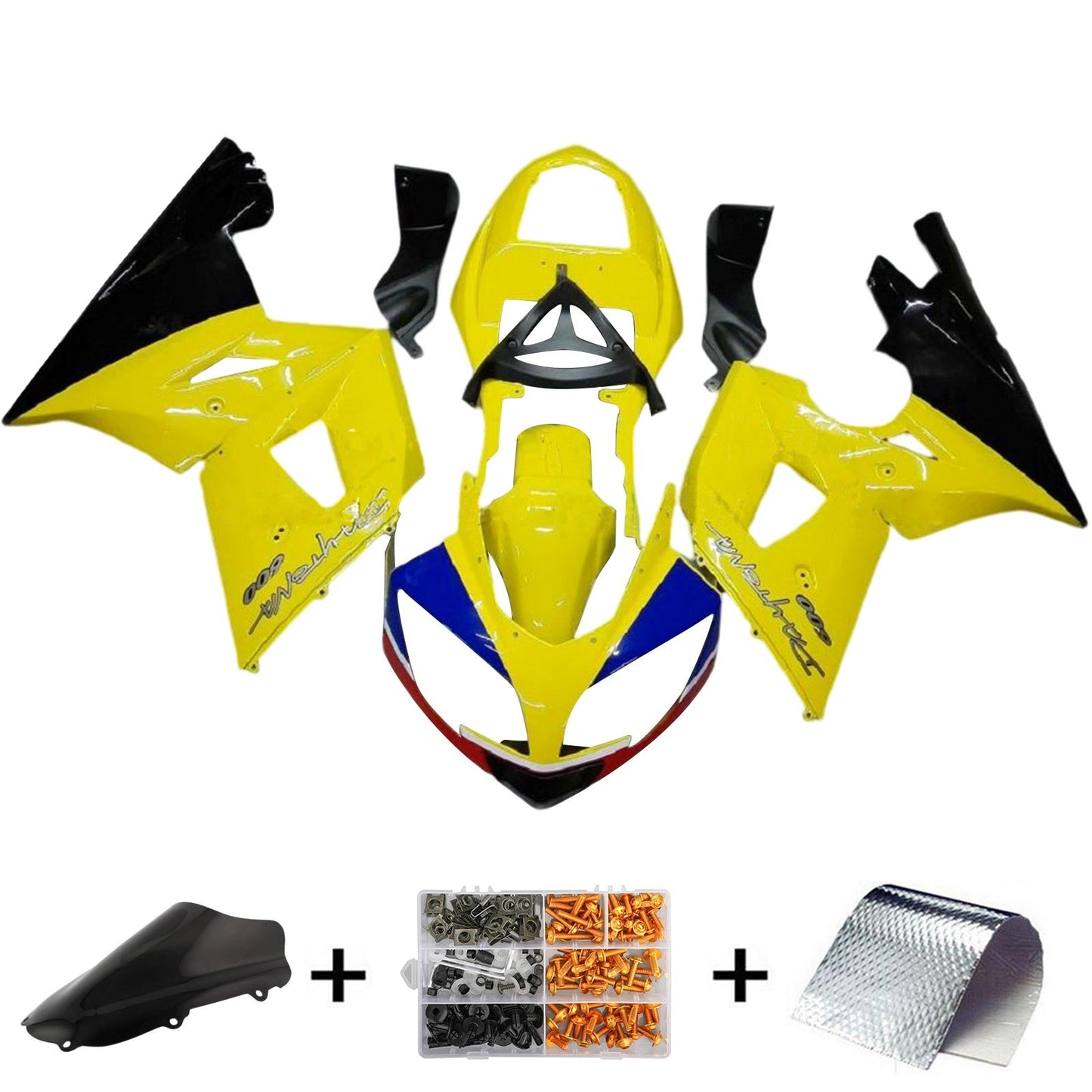 2002-2005 Triumph Daytona 600 650 Fairing Kit Bodywork Plastic ABS