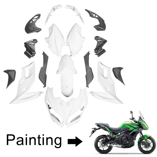 2015-2021 Kawasaki Versys 650 Amotopart Injection Fairing Kit Bodywork Plastic ABS #102