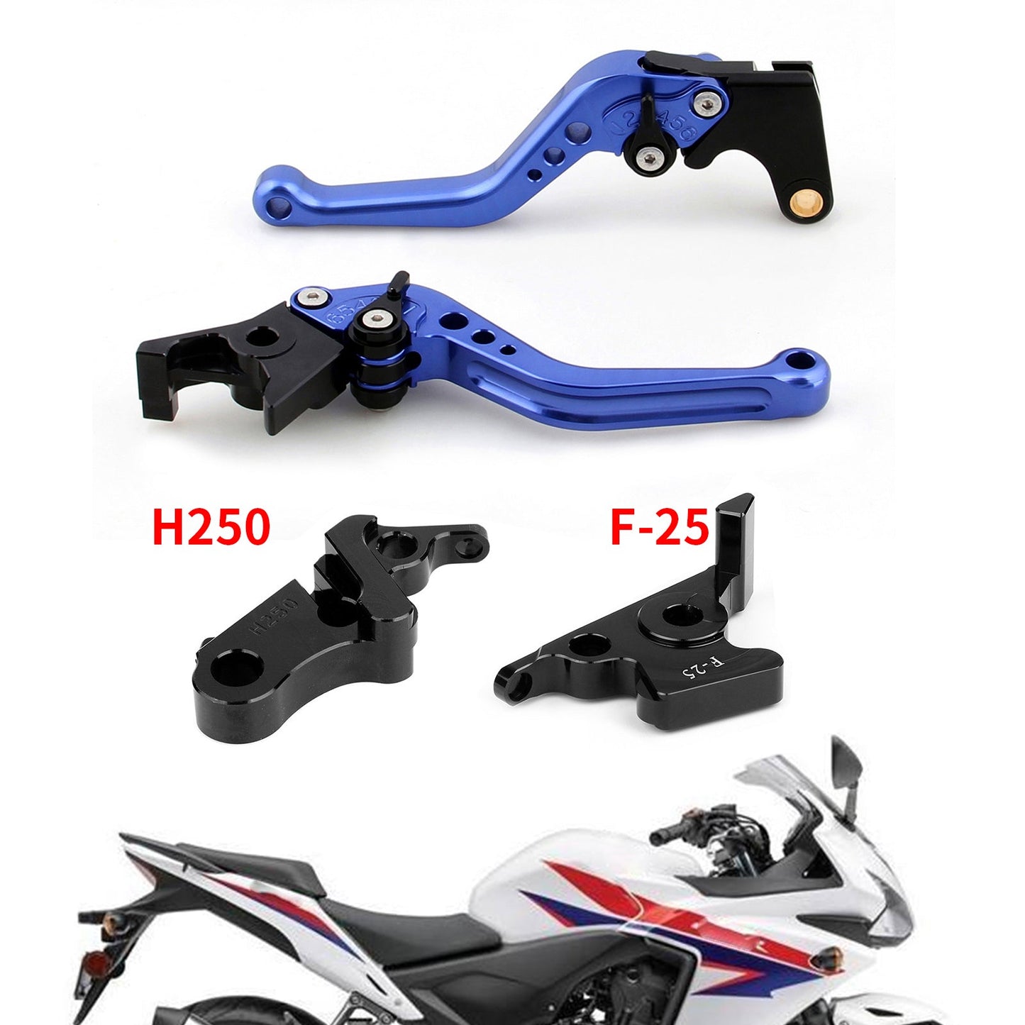 Short Clutch Brake Lever For Honda CBR500R/F/X 13-18 CB300R/F/FA 14-18