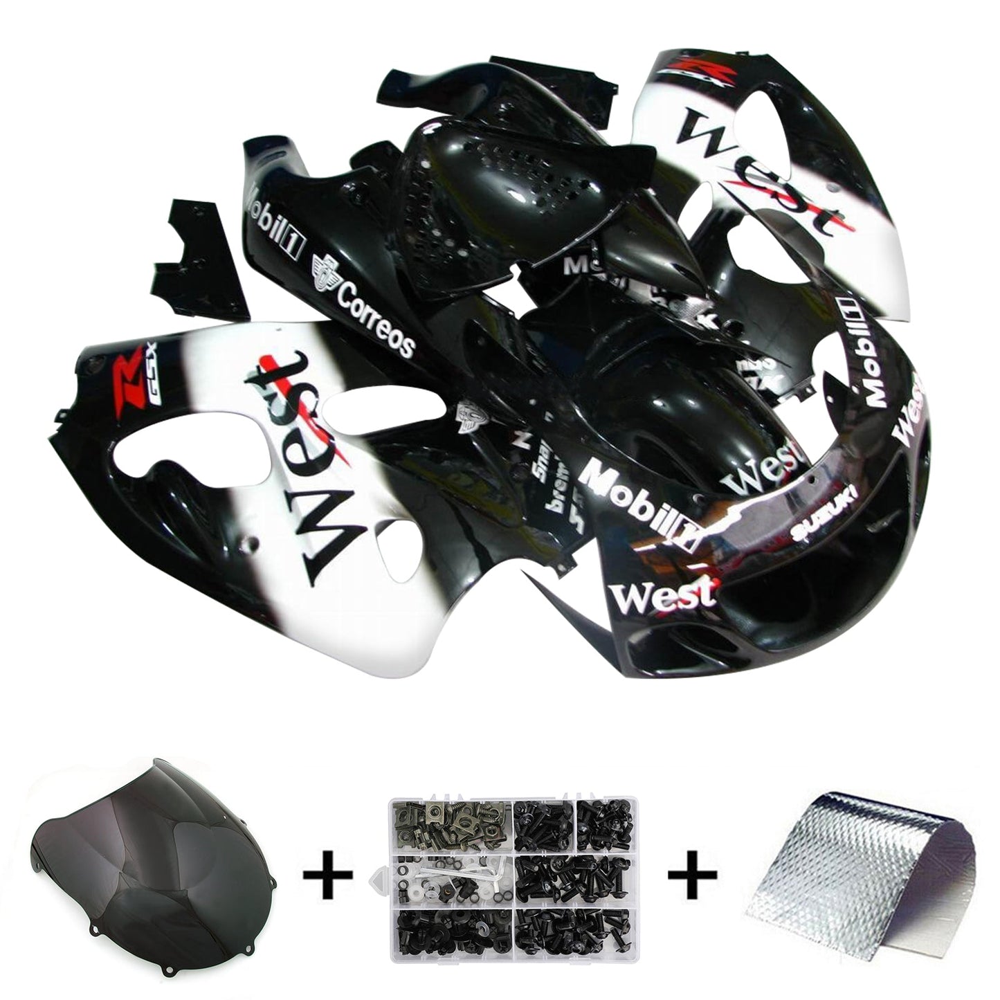 1996-2000 Suzuki GSXR600 1996-1999 GSXR750 Fairing Kit Bodywork