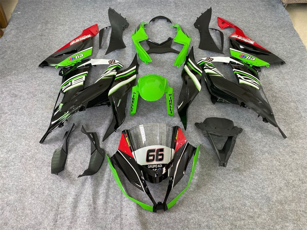 2013-2018 Kawasaki ZX6R 636 Injection Fairing Kit Bodywork Plastic ABS #119