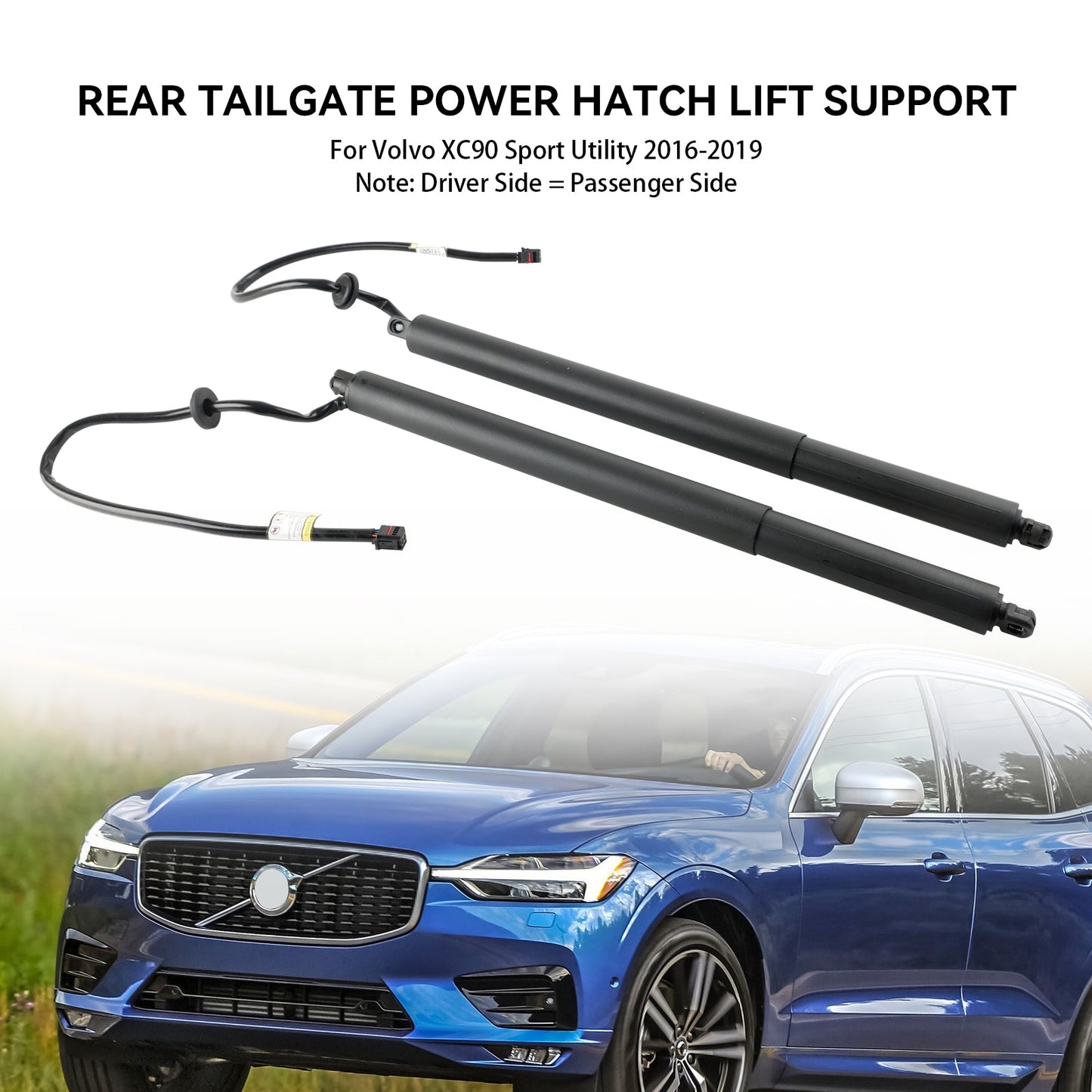 2016-2019 Volvo XC90 Sport Utility 2PCS Rear Tailgate Power Lift Support