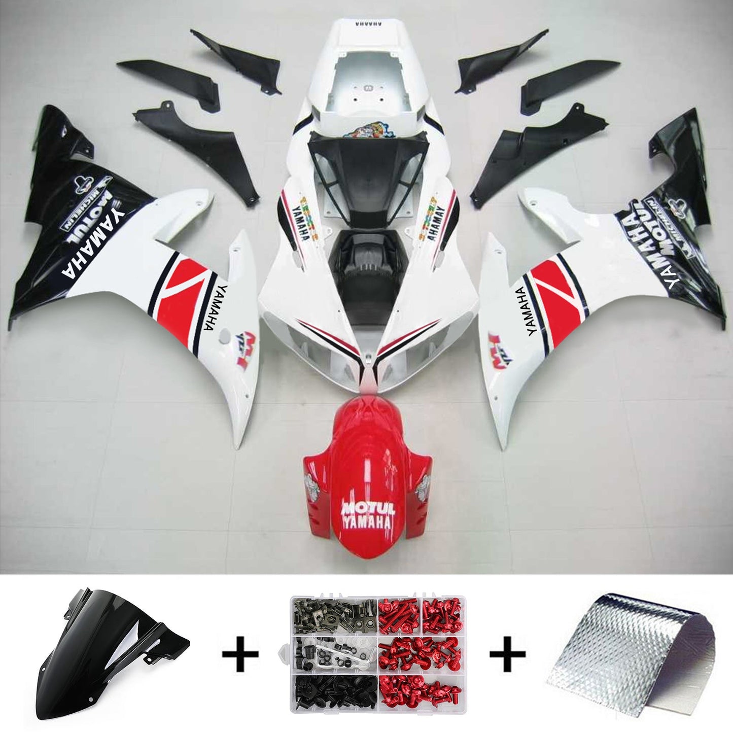 2002-2003 Yamaha YZF 1000 R1 Injection Fairing Kit Bodywork Plastic ABS #105