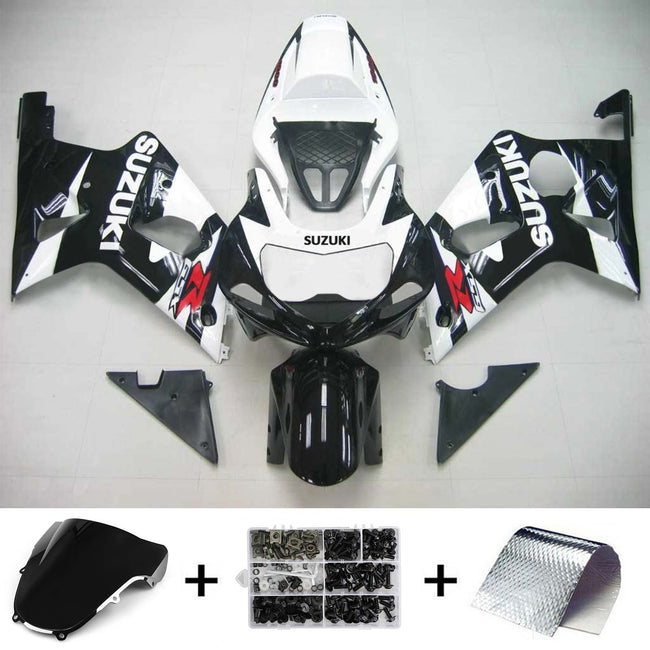 2000-2002 Suzuki GSXR1000 K1 K2 Amotopart Injection Fairing Kit Bodywork Plastic ABS #118