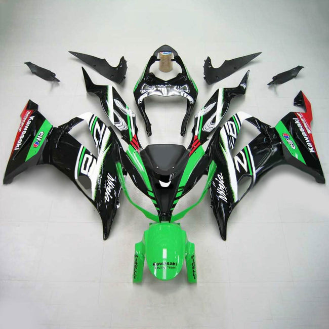 2013-2018 Kawasaki ZX6R 636 Amotopart Injection Fairing Kit Bodywork Plastic ABS #104