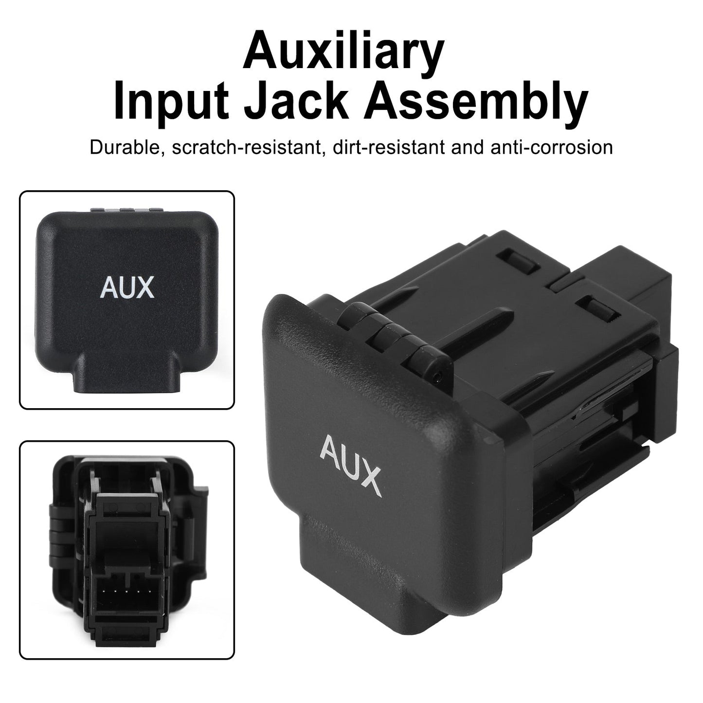 Auxiliary Input Jack Assembly For Honda Ridgeline 2006-2014 39114-SJC-A01ZB