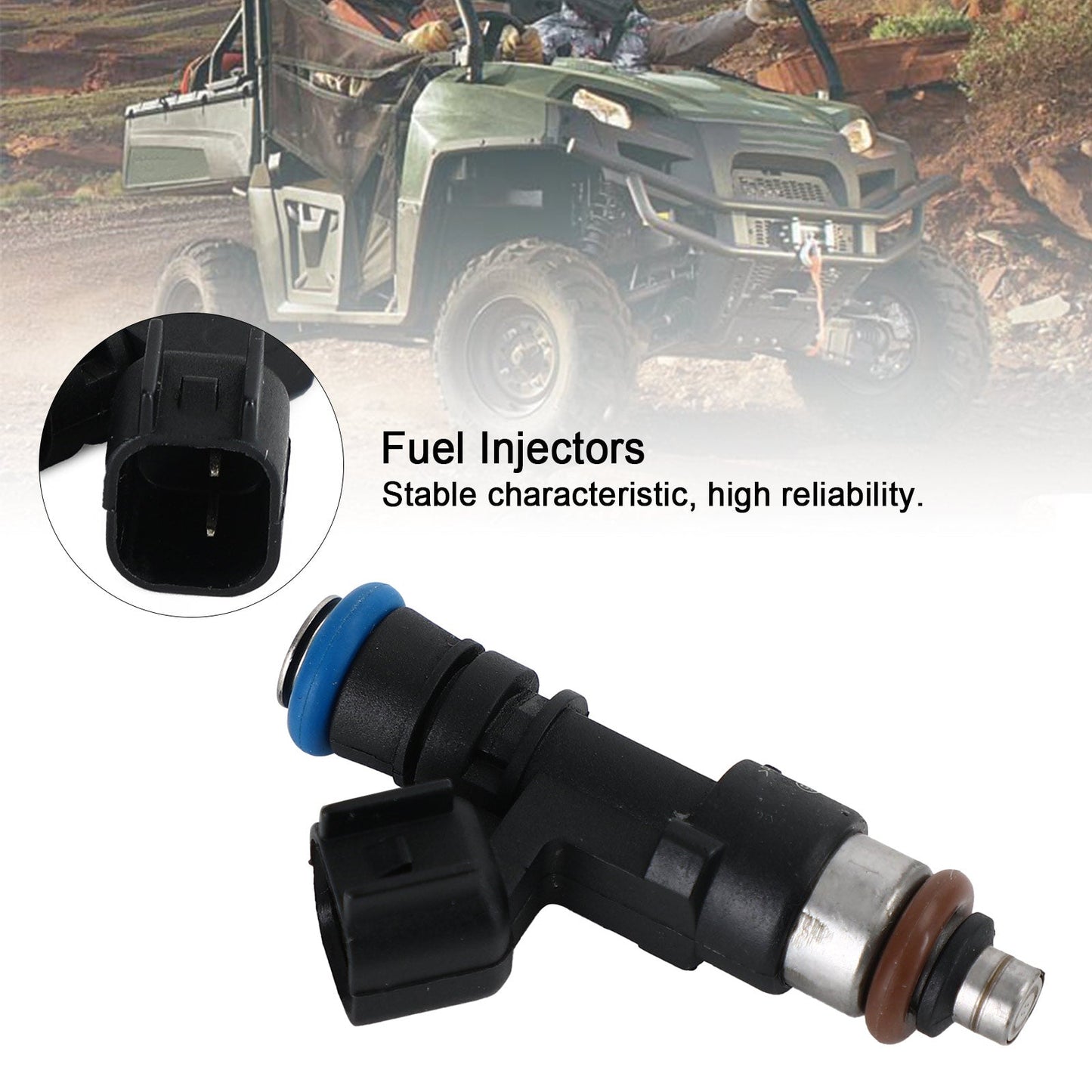 Fuel Injectors For Polaris Ranger XP 800 1204318 0280158197 GX1111IJ117XG 1204319