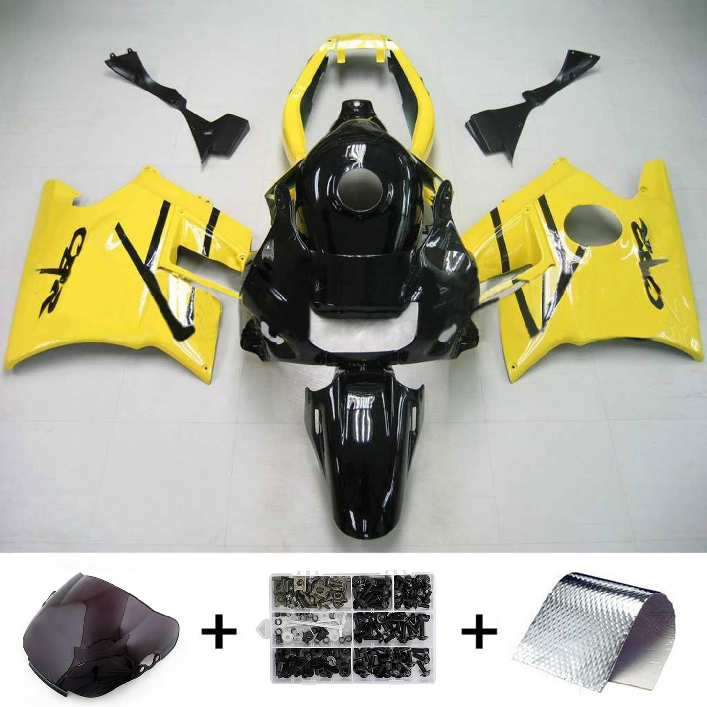 1991-1994 Honda CBR600 F2 Amotopart Injection Fairing Kit Bodywork Plastic ABS #104