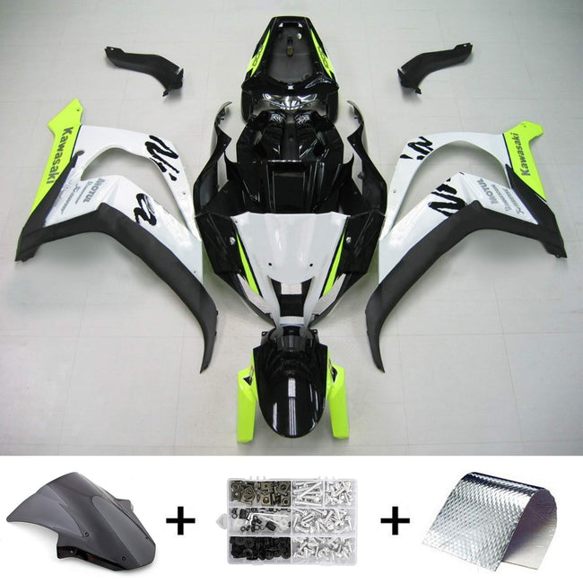 2011-2015 Kawasaki ZX10R Amotopart Injection Fairing Kit Bodywork Plastic ABS #112