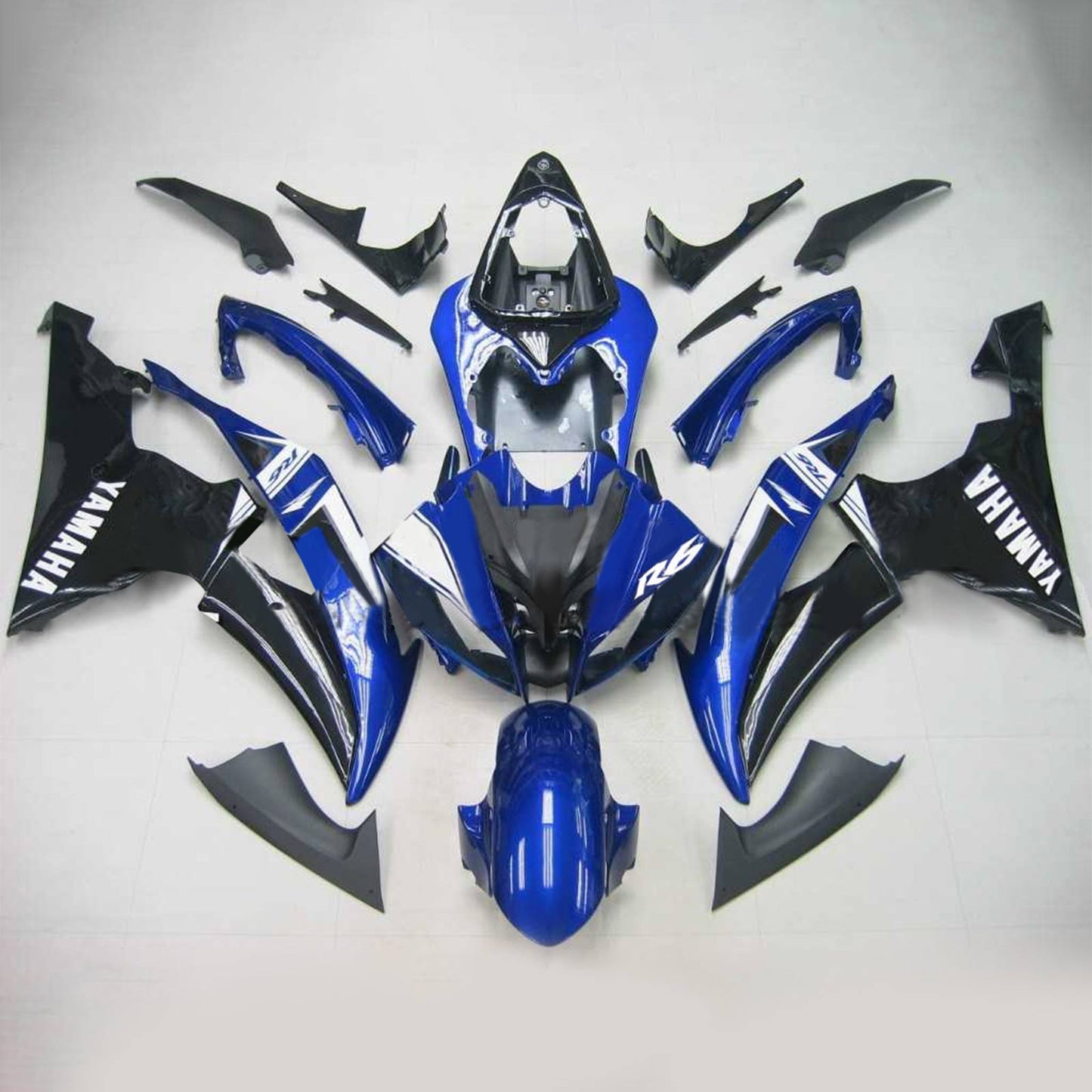 2008-2016 Yamaha YZF 600 R6 Amotopart Injection Fairing Kit Bodywork Plastic ABS #113