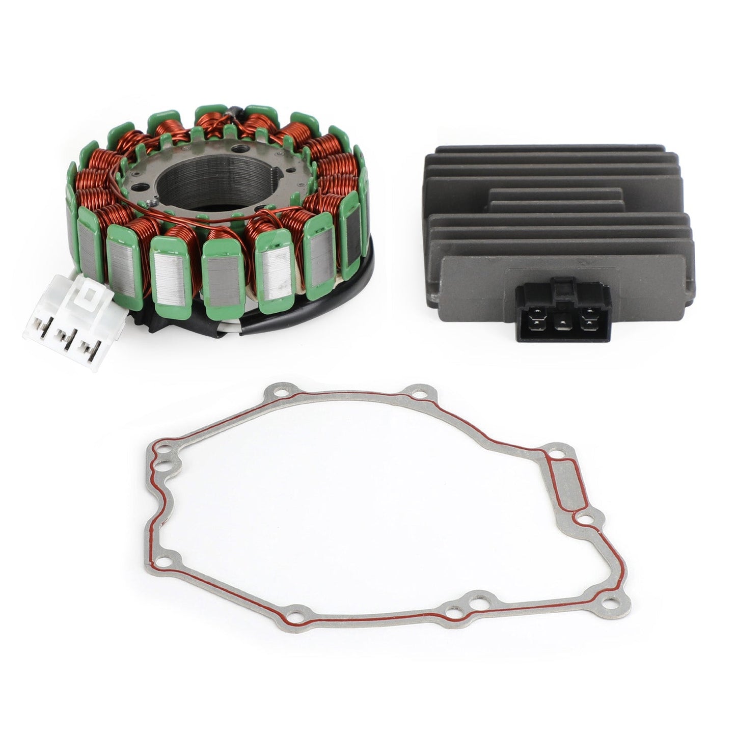 Magneto Stator+Voltage Rectifier+Gasket For Yamaha FZ6R XJ6F XJ6N XJ6S 09-2017