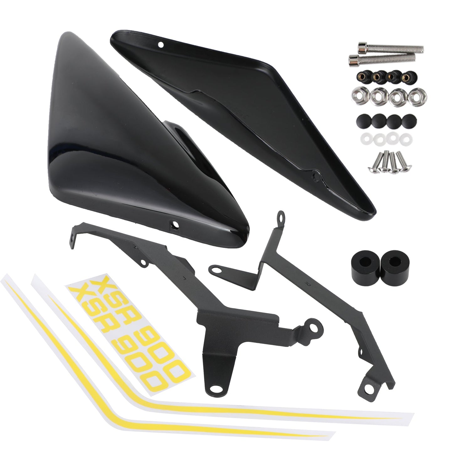 Tail Side Driver Seat Frame Cover Fairing For Yamaha XSR 900 2016-2021 Black