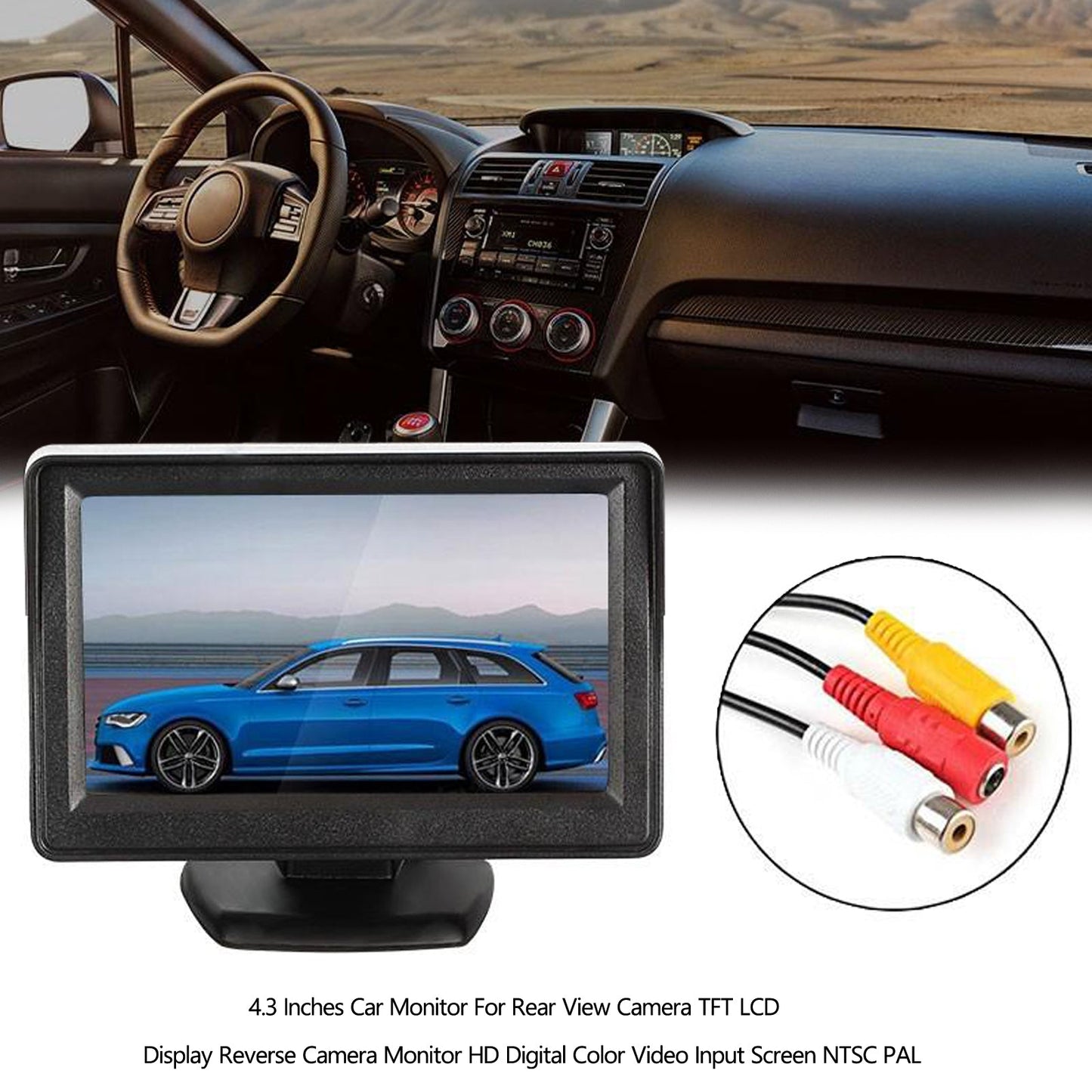 4.3" TFT LCD Car Monitor