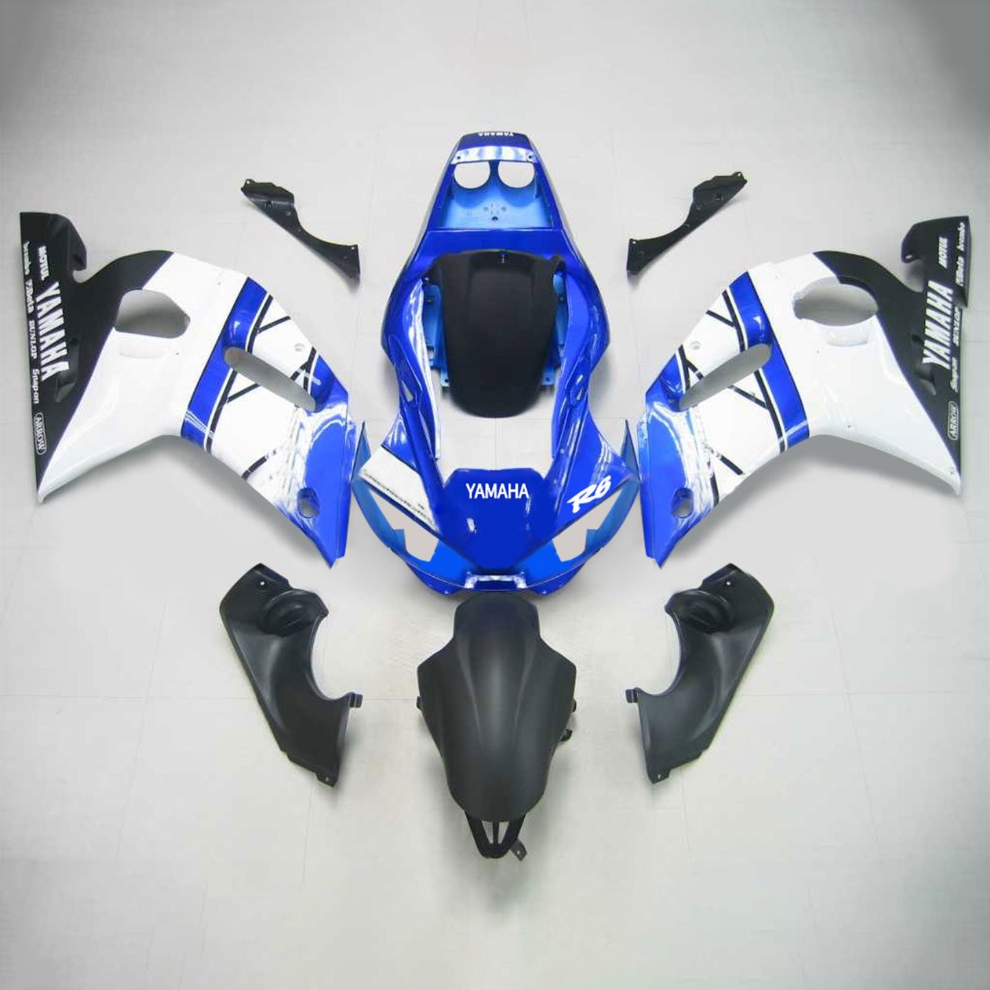 1998-2002 Yamaha YZF 600 R6 Injection Fairing Kit Bodywork Plastic ABS #117