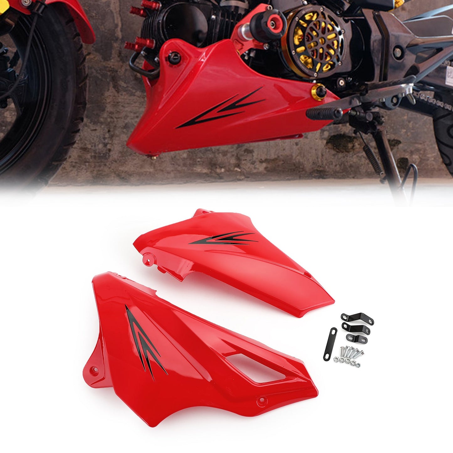 Motorcycle Engine Protector Guard For Honda MSX125SF 16-17 MSX125 13-16 Black