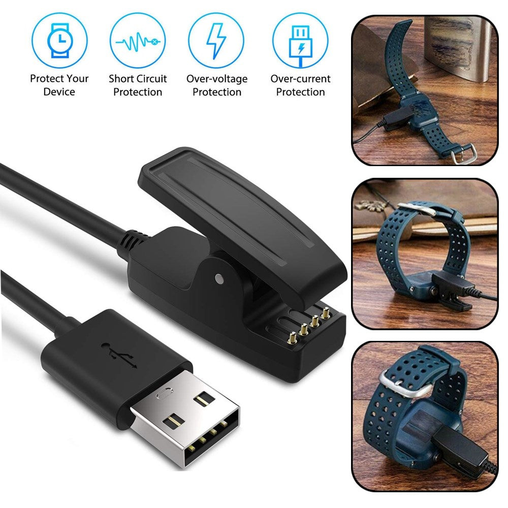 Charger USB Charging Data Cable for Garmin Watch Approach G10/S20/Vivomove HR