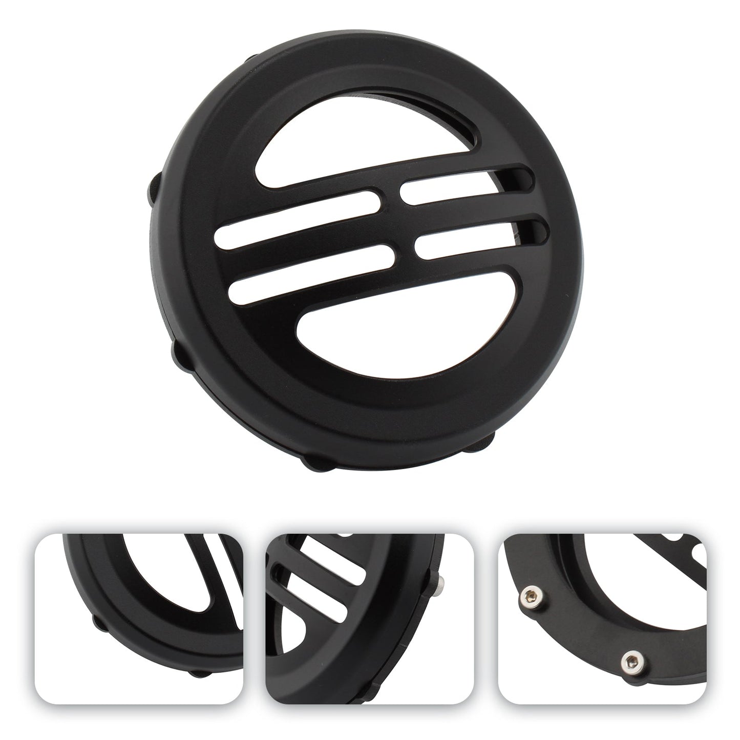 Horn Cover Universal Decorative Cover For bobber T120 T100 Street twin Black